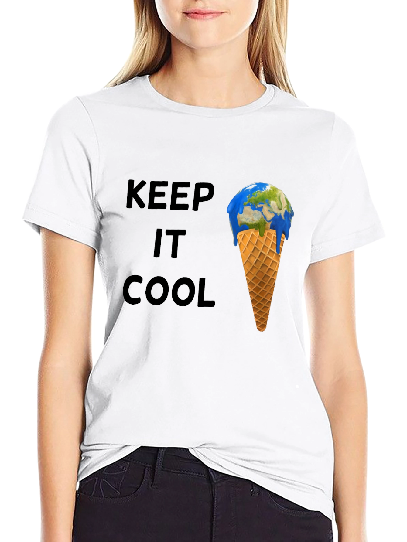 Keep It Cool Earth Ice Cream T-Shirt