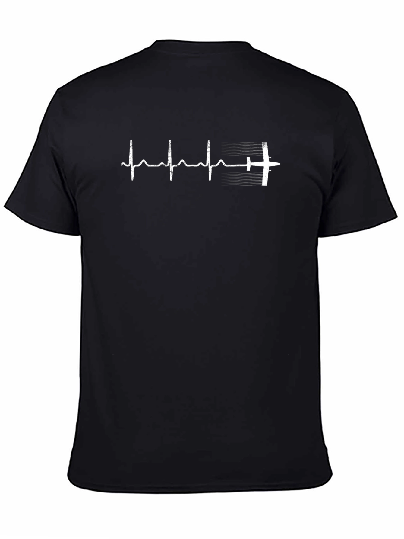 Pilot Heartbeat Black T-Shirt