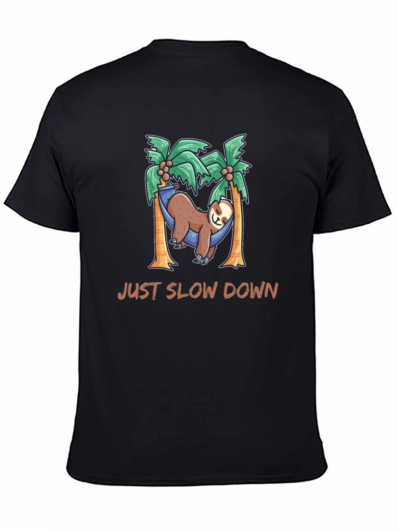 Relaxed Sloth Hammock T-Shirt - Just Slow Down Tee