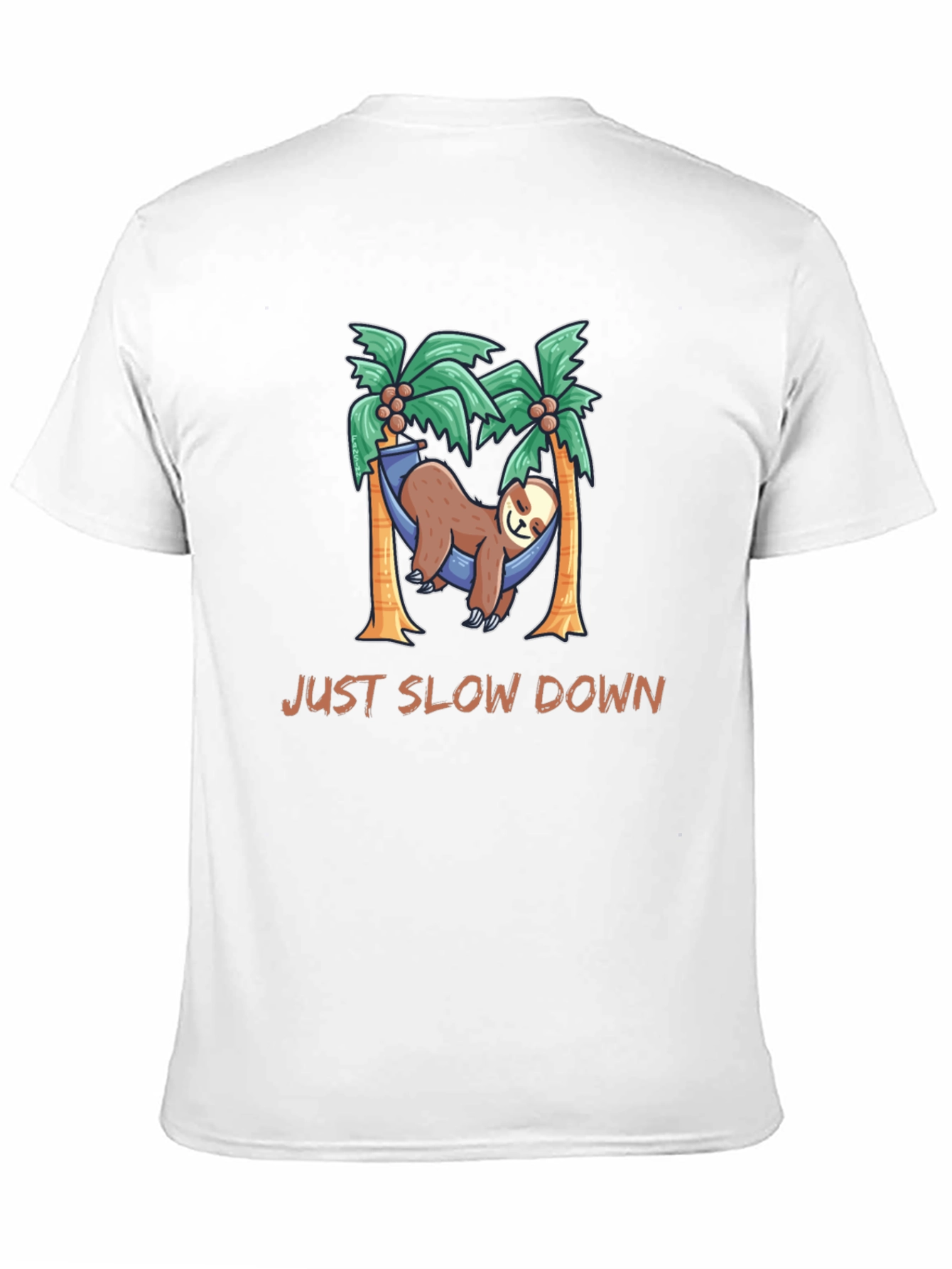 Relaxed Sloth Hammock T-Shirt - Just Slow Down Tee