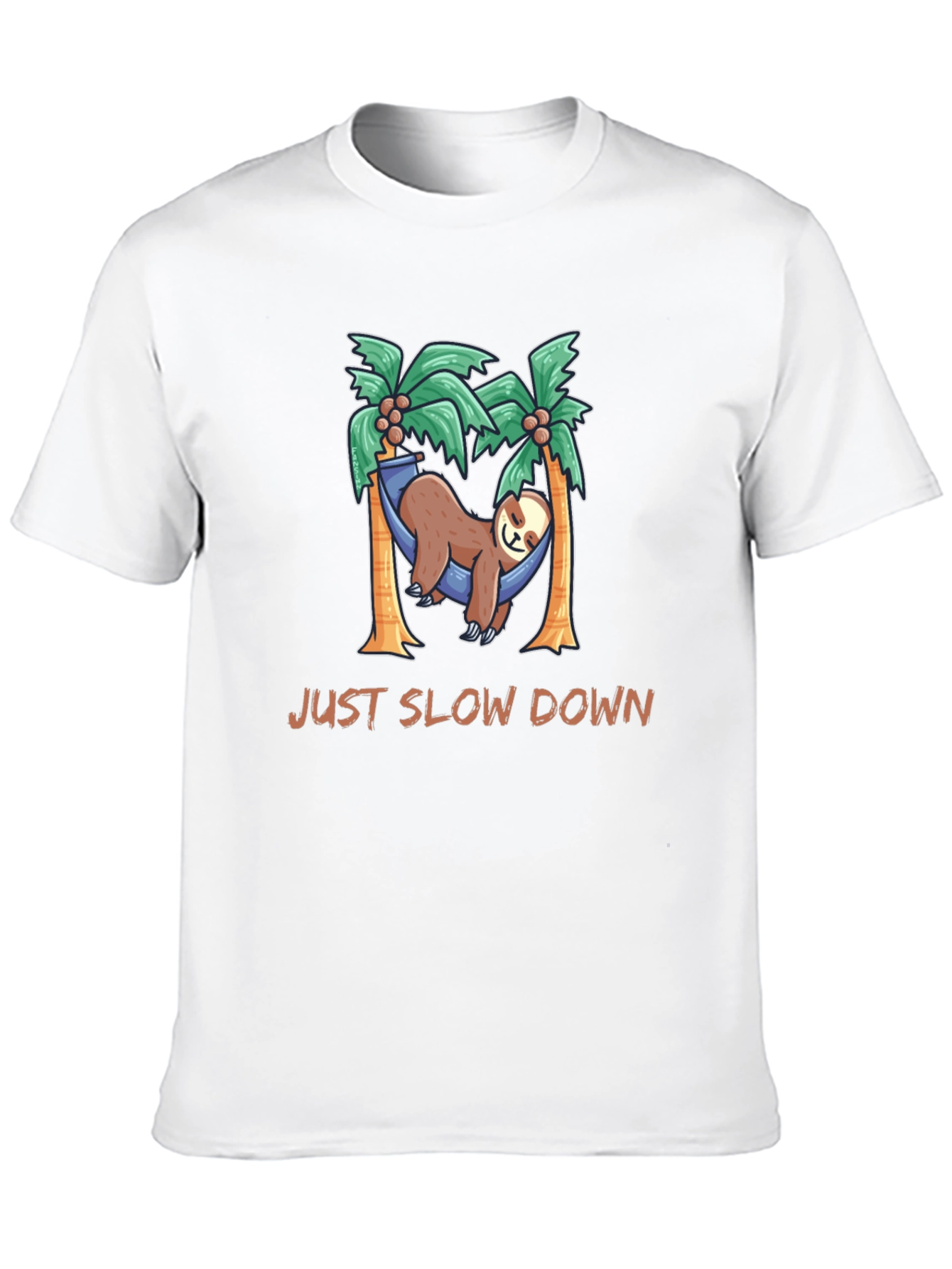 Relaxed Sloth Hammock T-Shirt - Just Slow Down Tee