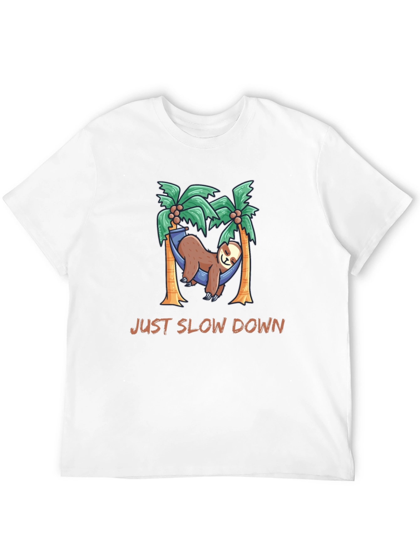 Relaxed Sloth Hammock T-Shirt - Just Slow Down Tee