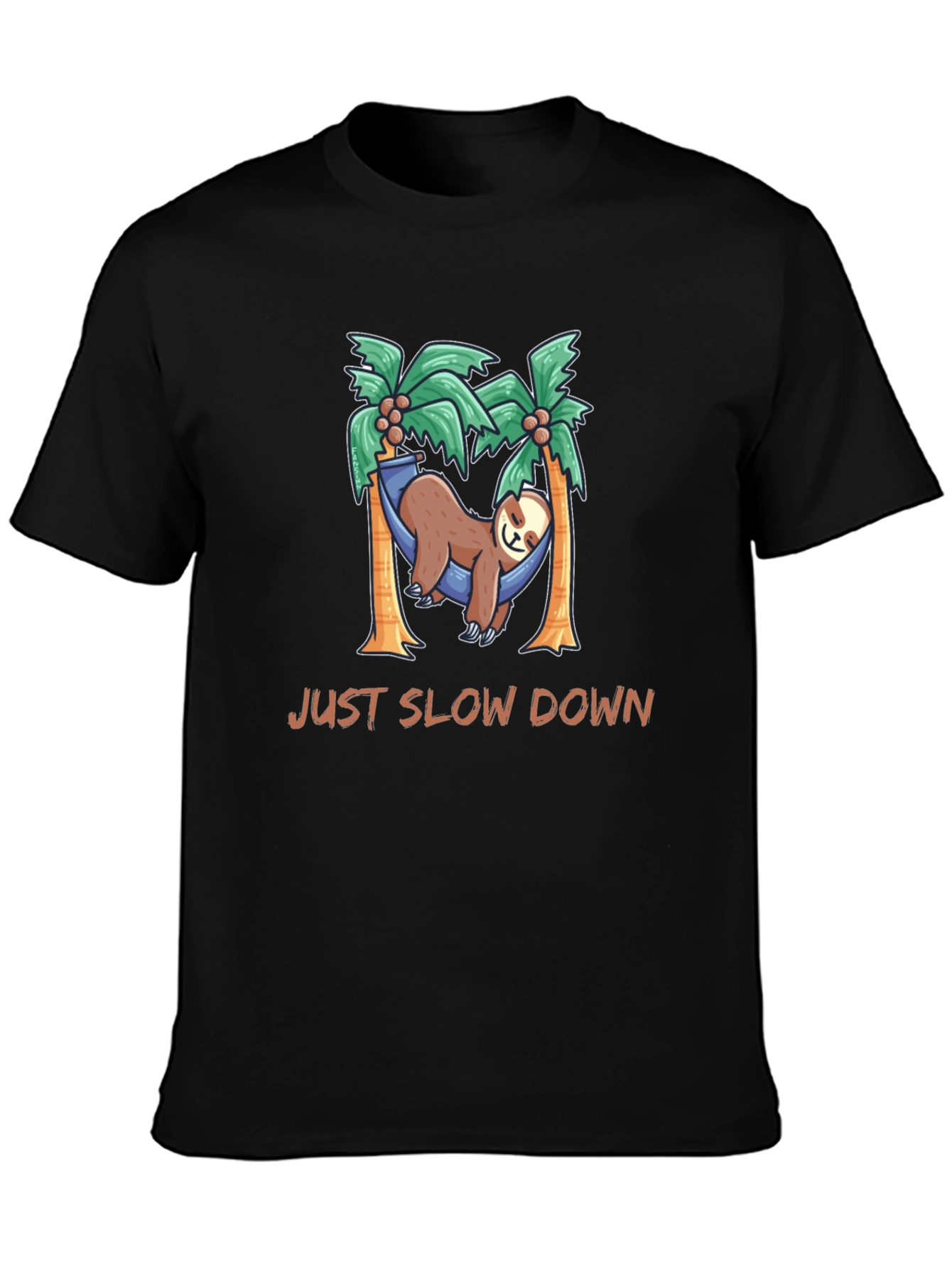 Relaxed Sloth Hammock T-Shirt - Just Slow Down Tee