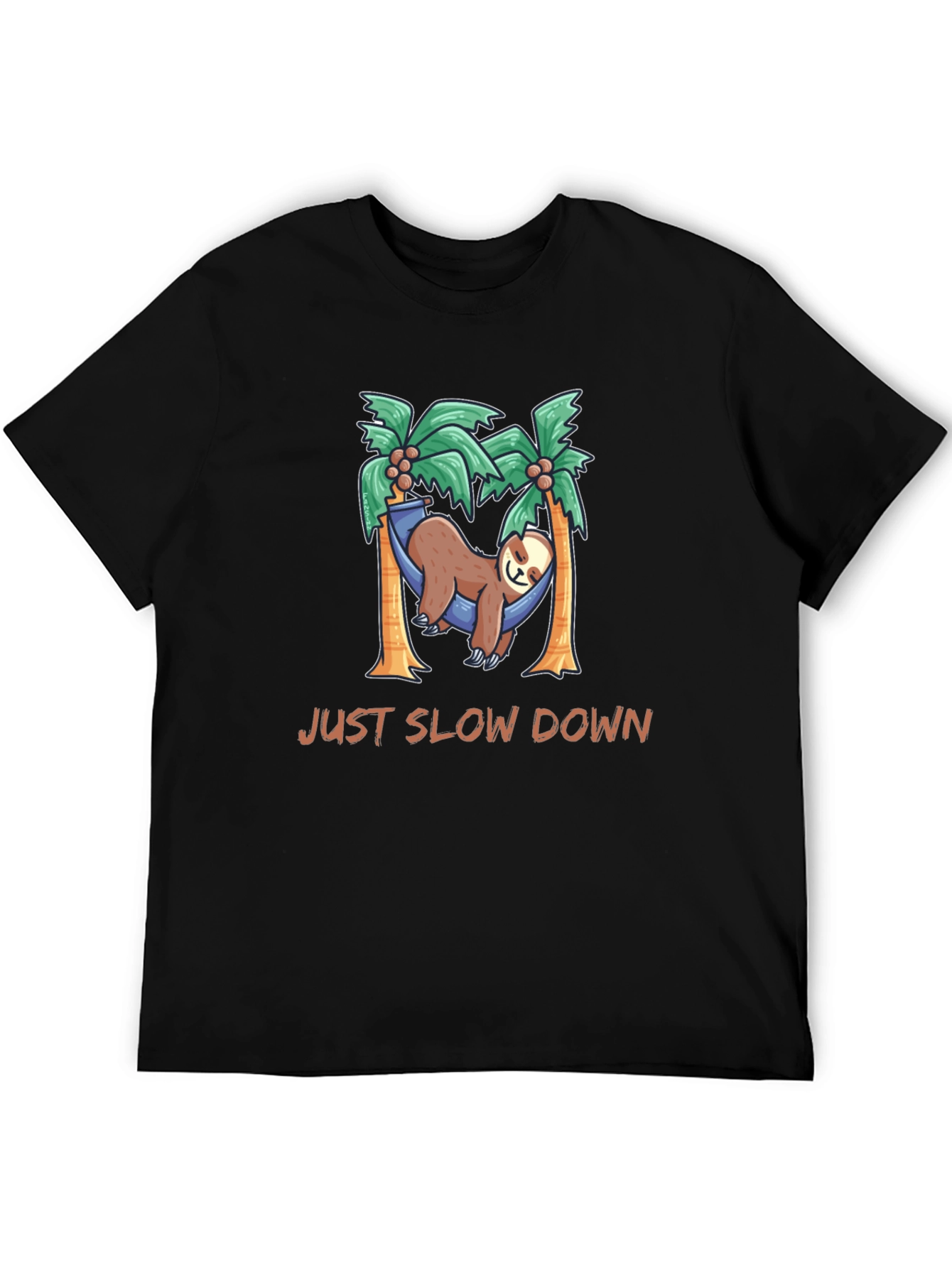 Relaxed Sloth Hammock T-Shirt - Just Slow Down Tee