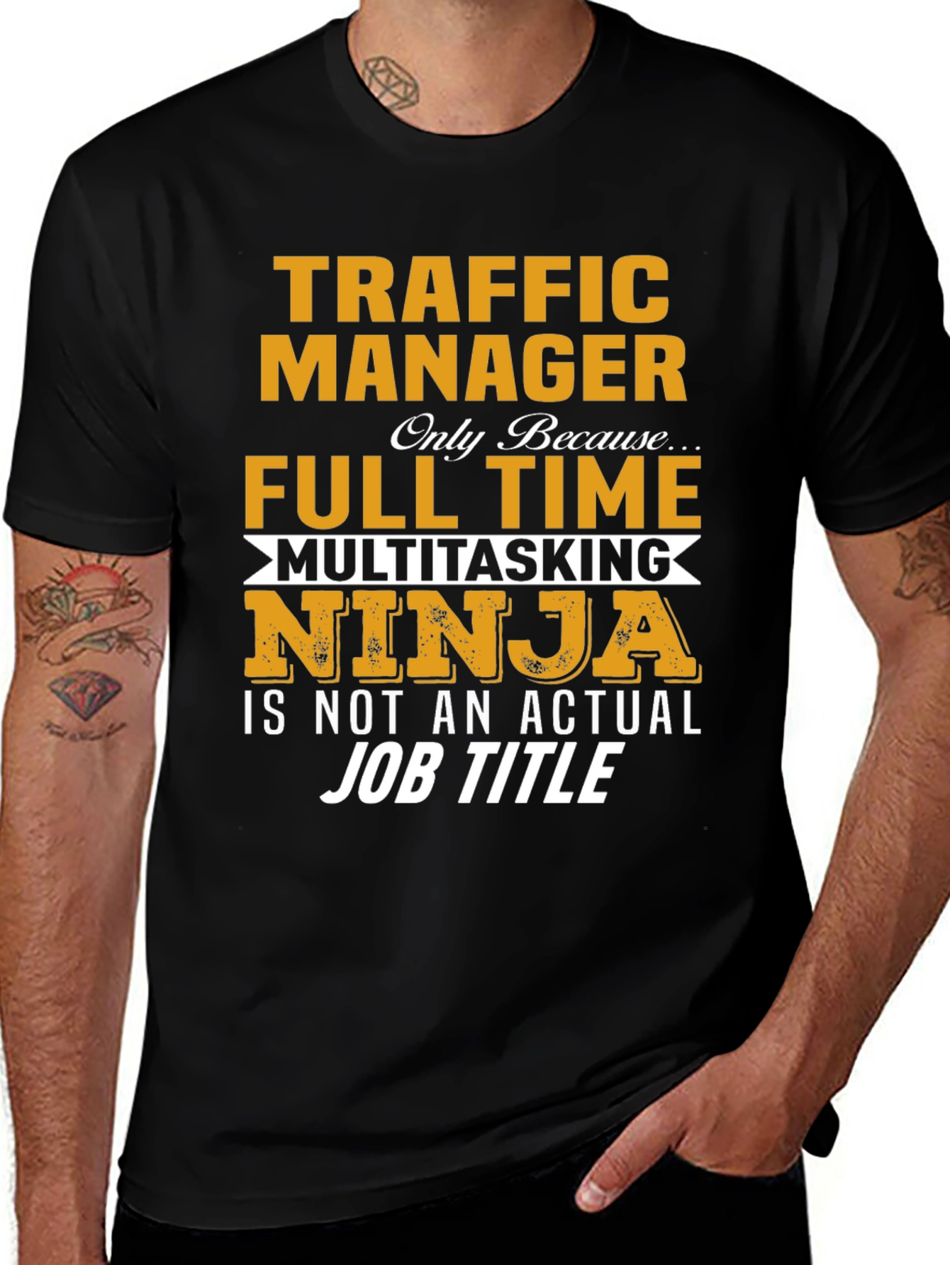 Traffic Manager Multitasking Ninja T-Shirt