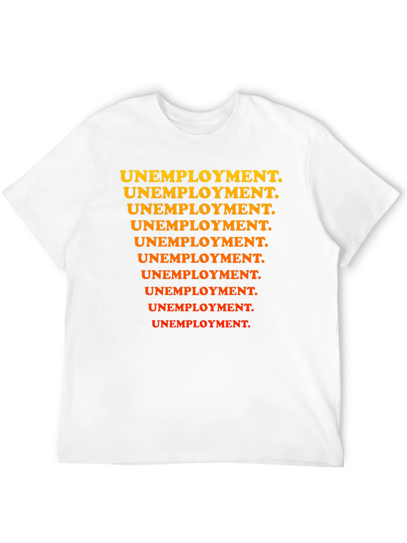 Unemployment Pattern Tee - Black Graphic T-Shirt
