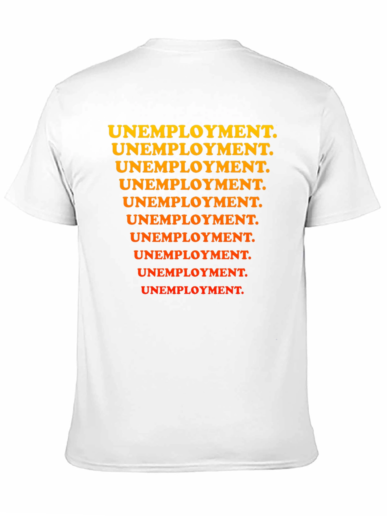 Unemployment Pattern Tee - Black Graphic T-Shirt
