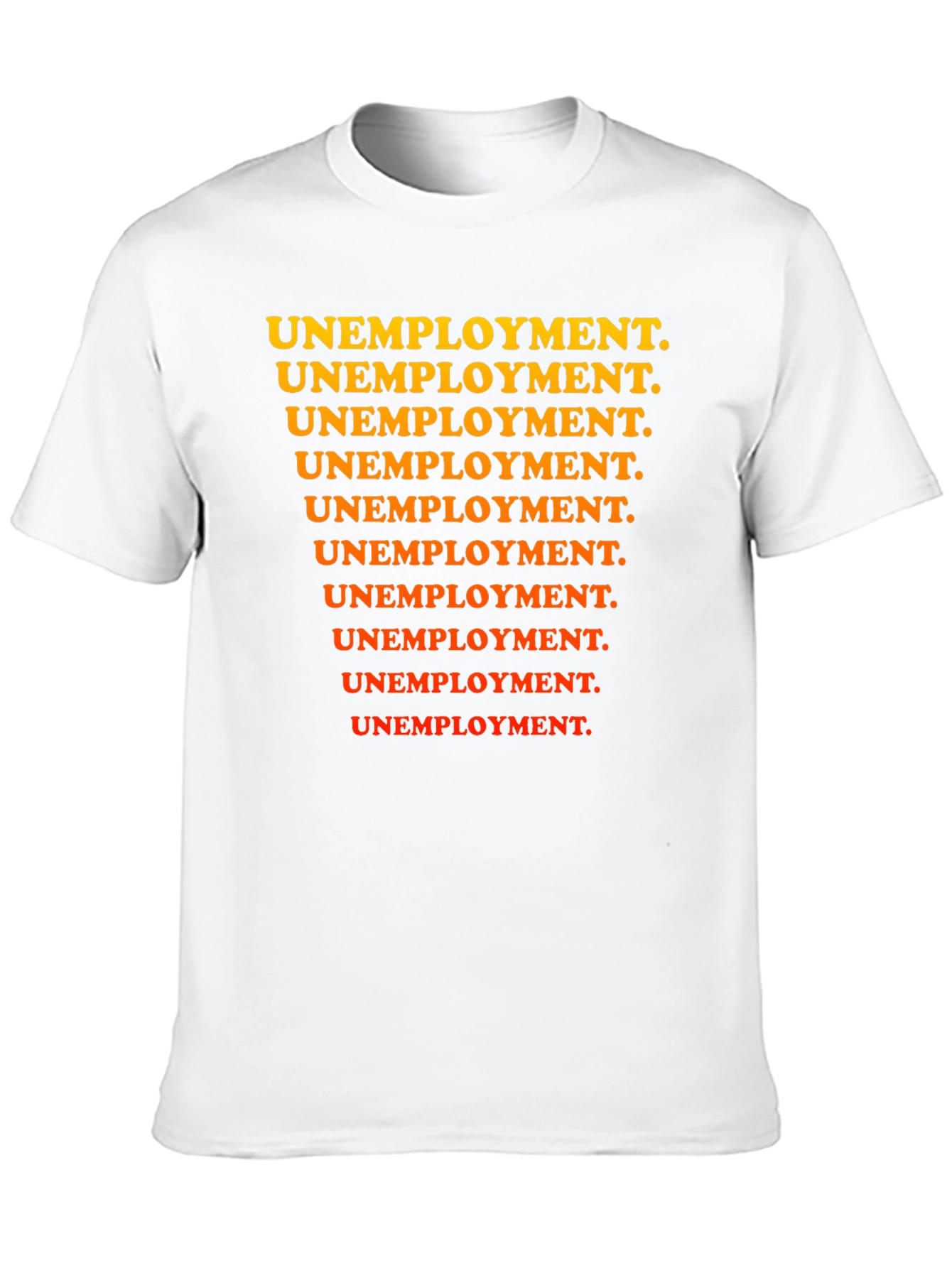 Unemployment Pattern Tee - Black Graphic T-Shirt