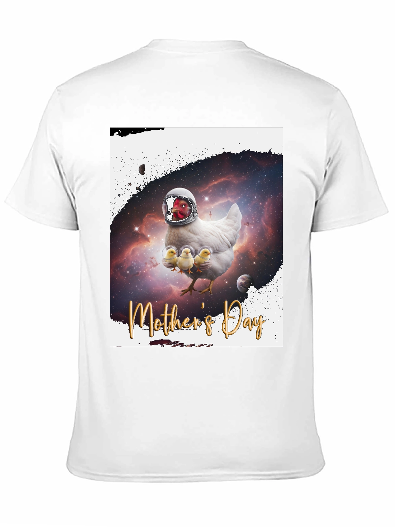 Mothers Day Chicken Astronaut T-Shirt