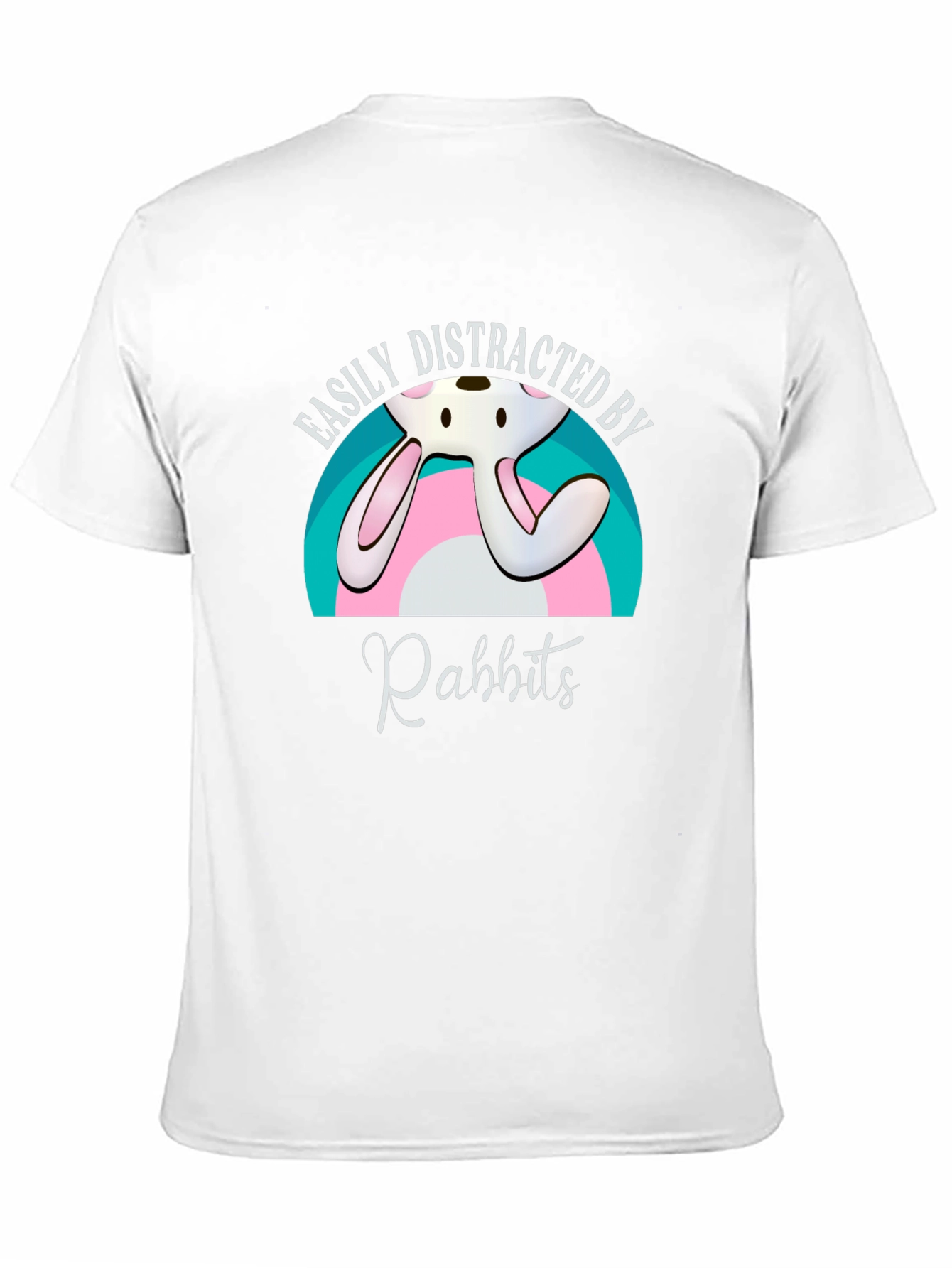 Easily Distracted By Rabbits Graphic T-Shirt