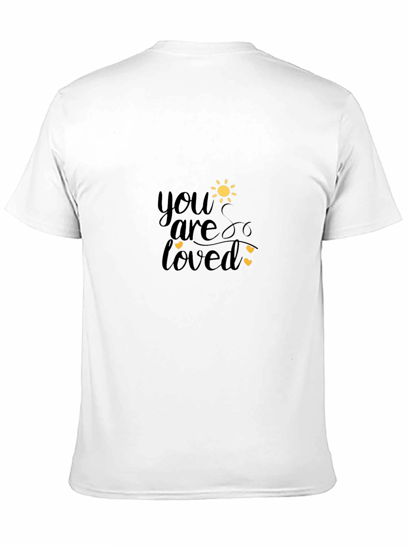 You Are Loved Graphic Black T-Shirt