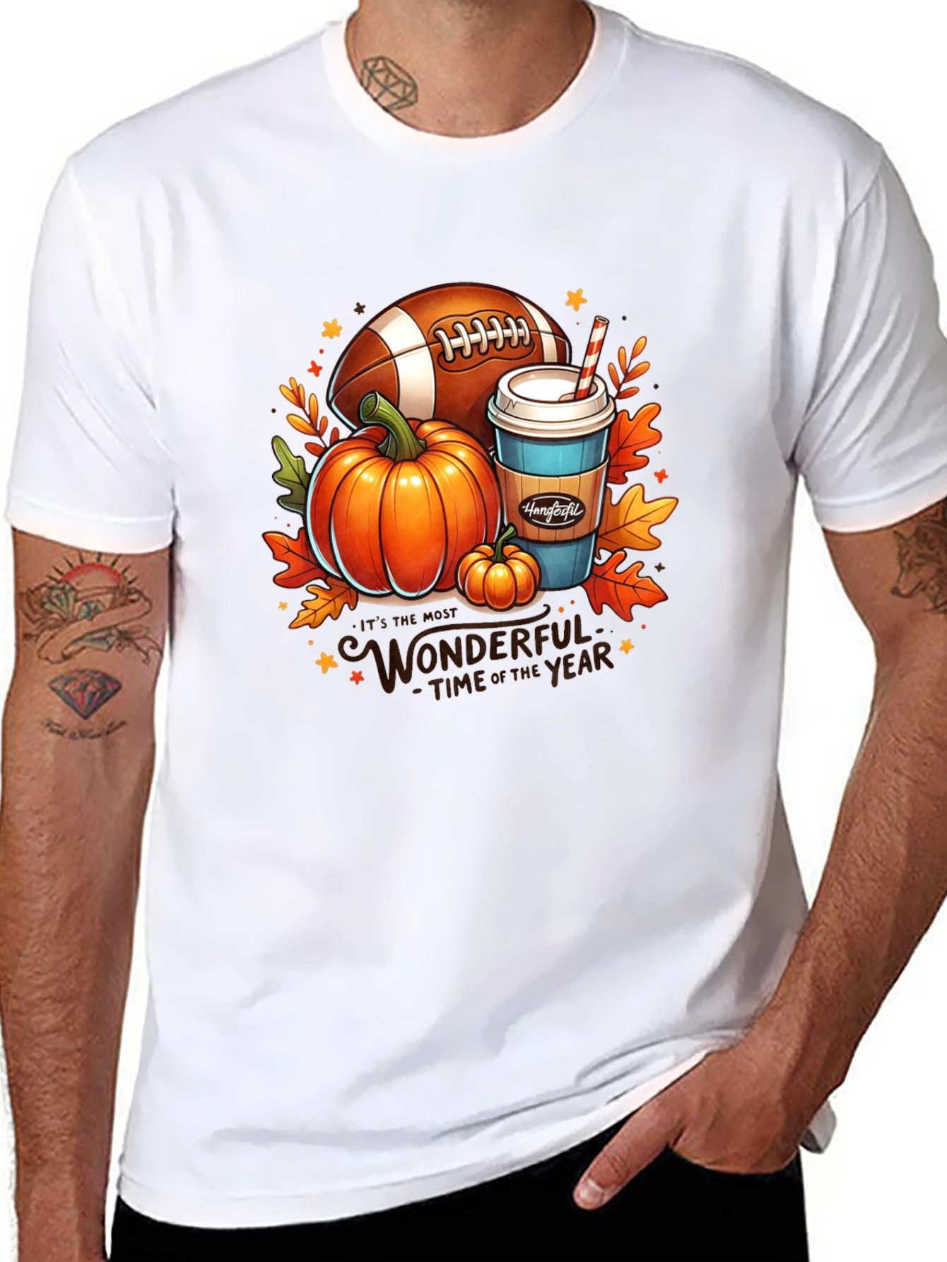 Fall Football Pumpkin Spice T-Shirt