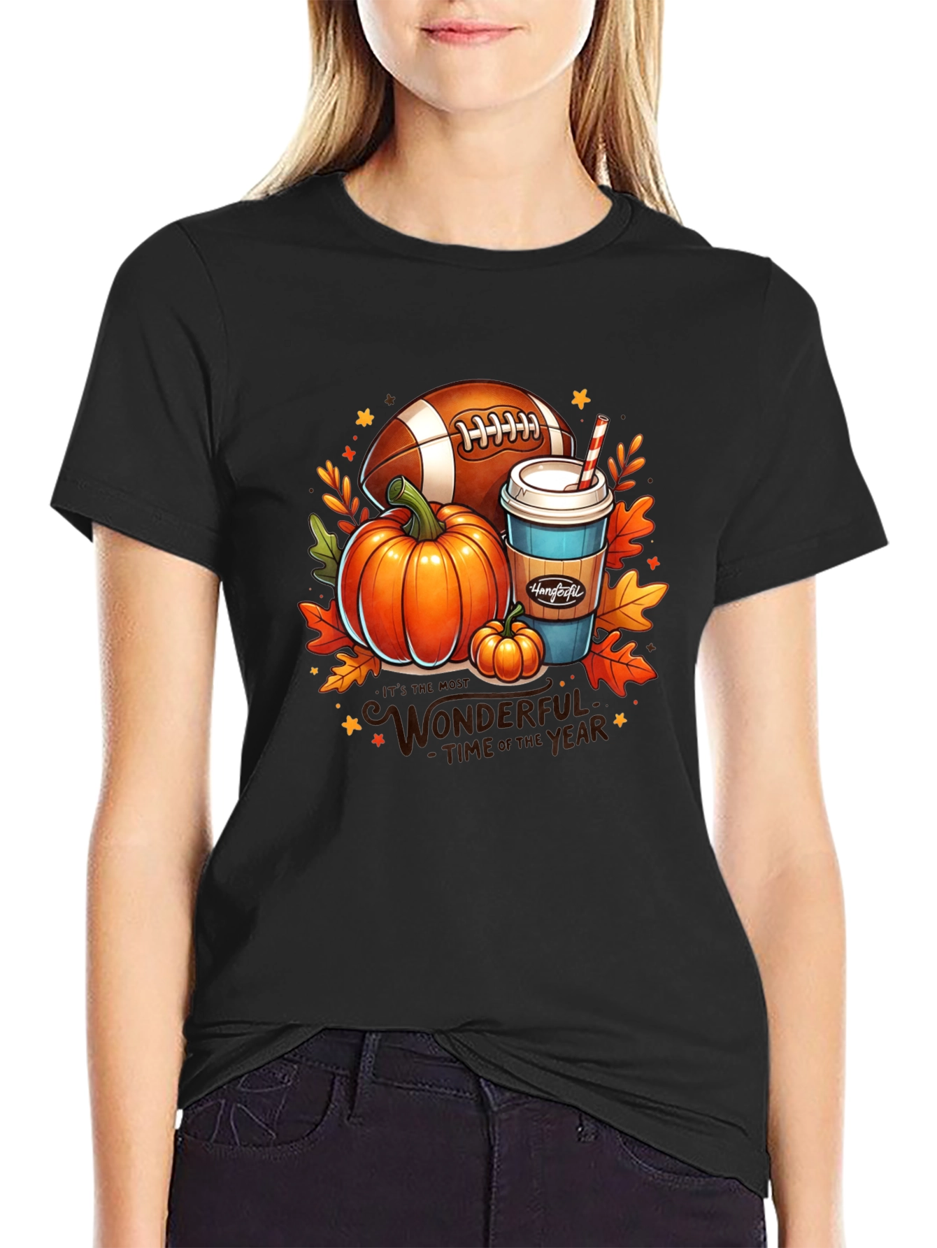 Fall Football Pumpkin Spice T-Shirt