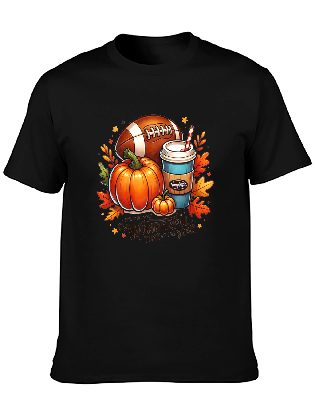 Fall Football Pumpkin Spice T-Shirt