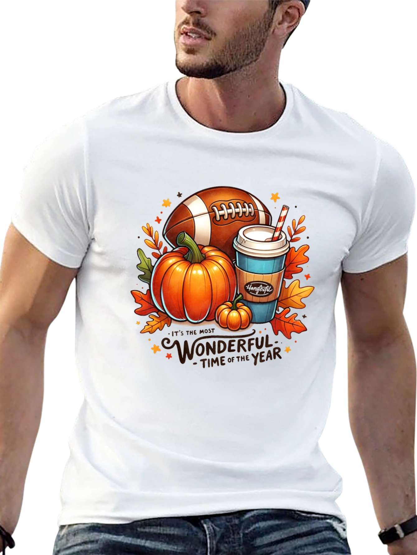Fall Football Pumpkin Spice T-Shirt