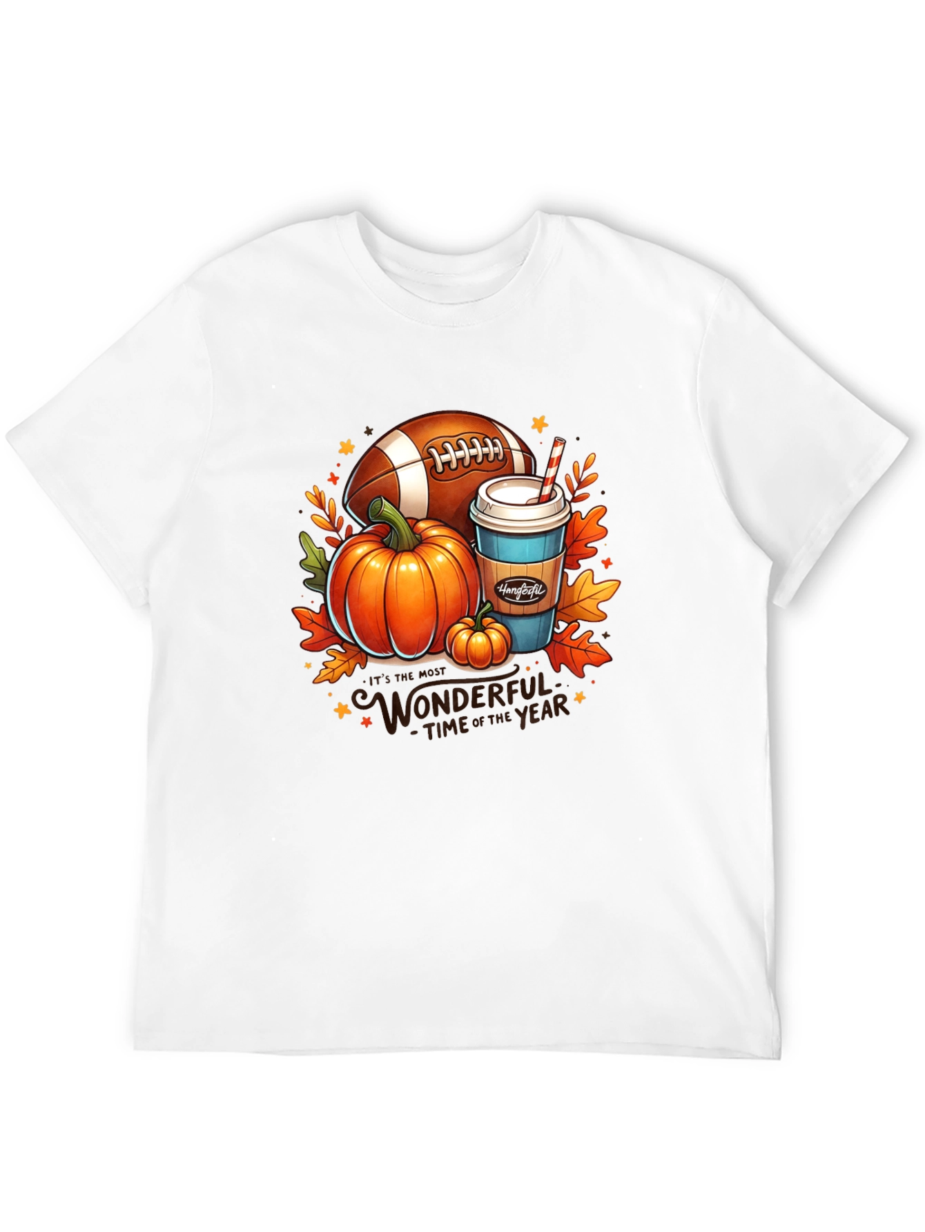 Fall Football Pumpkin Spice T-Shirt