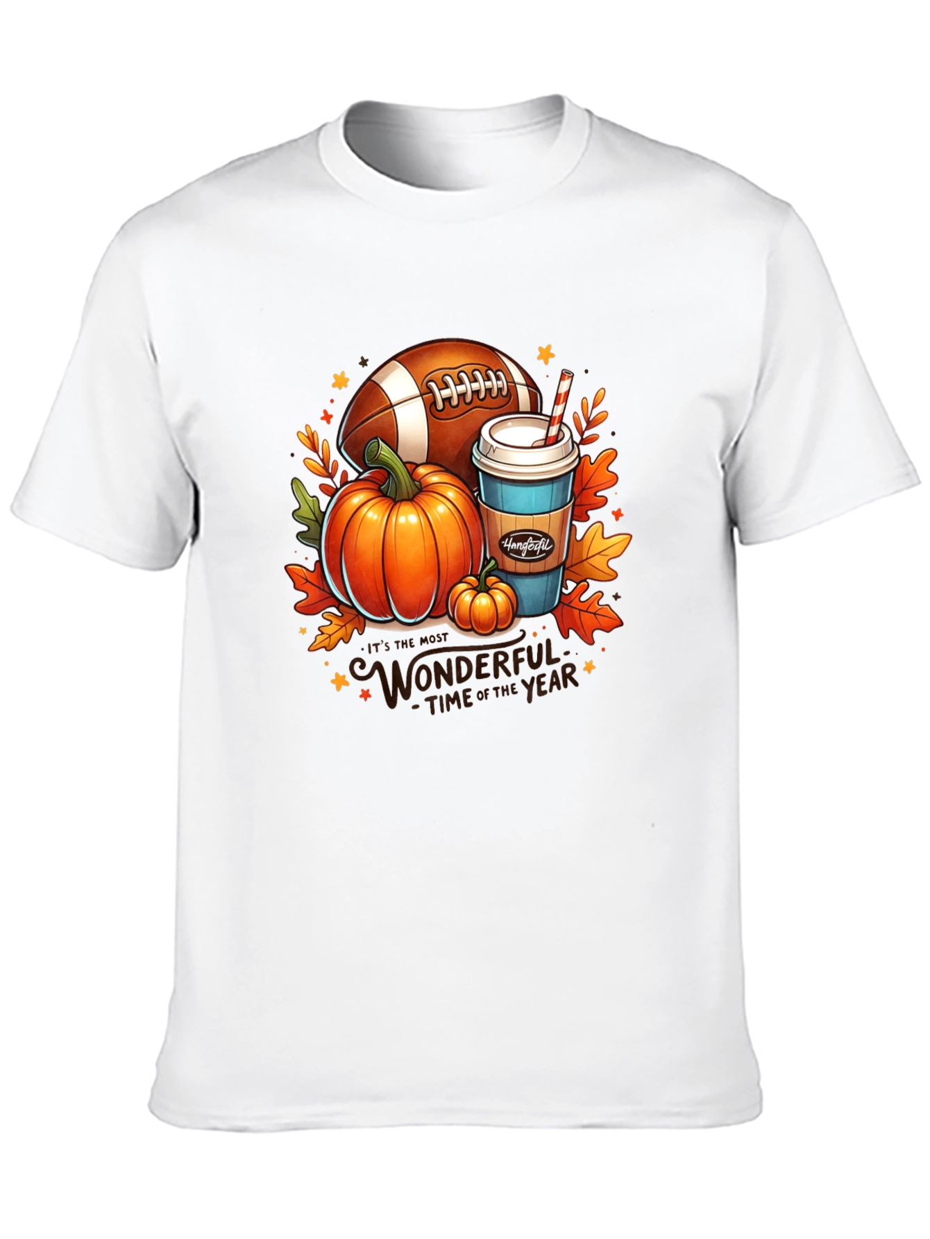 Fall Football Pumpkin Spice T-Shirt