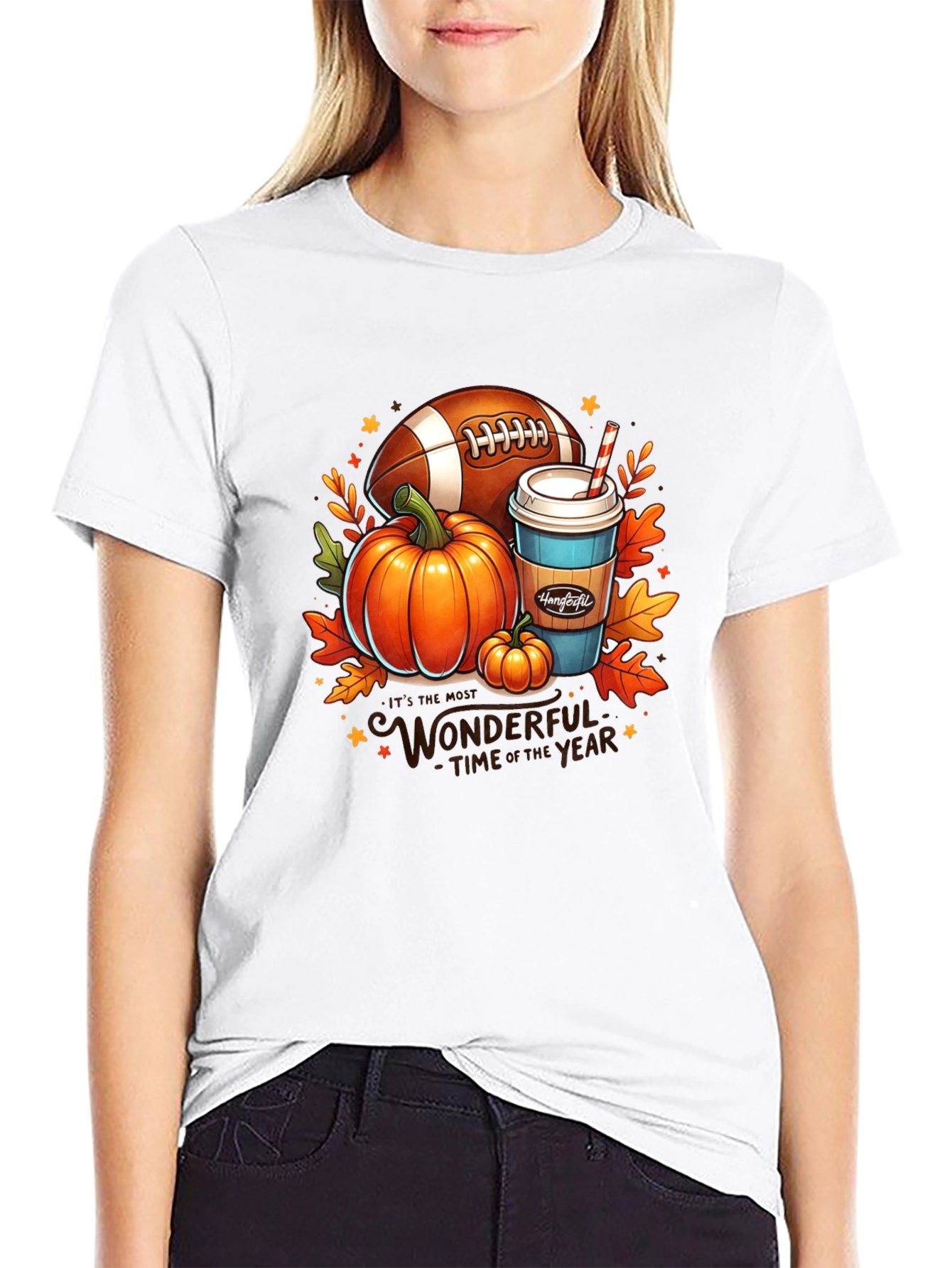 Fall Football Pumpkin Spice T-Shirt