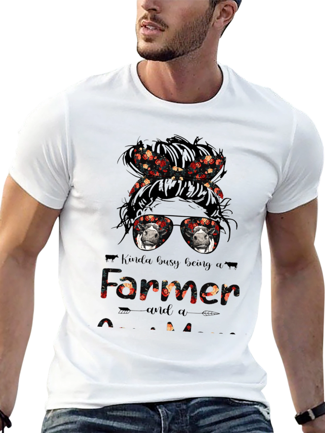 Busy Farmer Mom T-Shirt