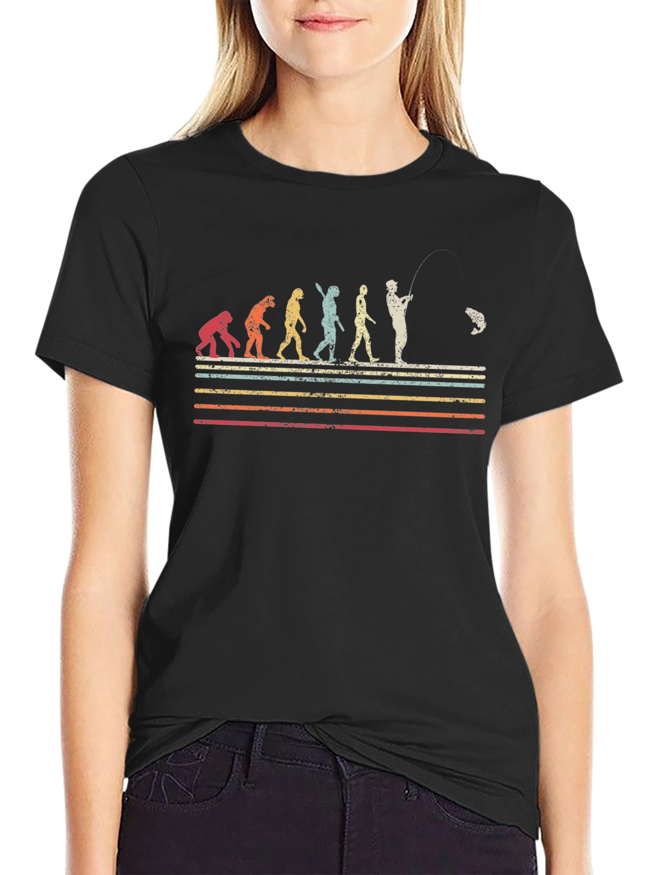 Evolution of Fishing Graphic Tee - Anglers Delight