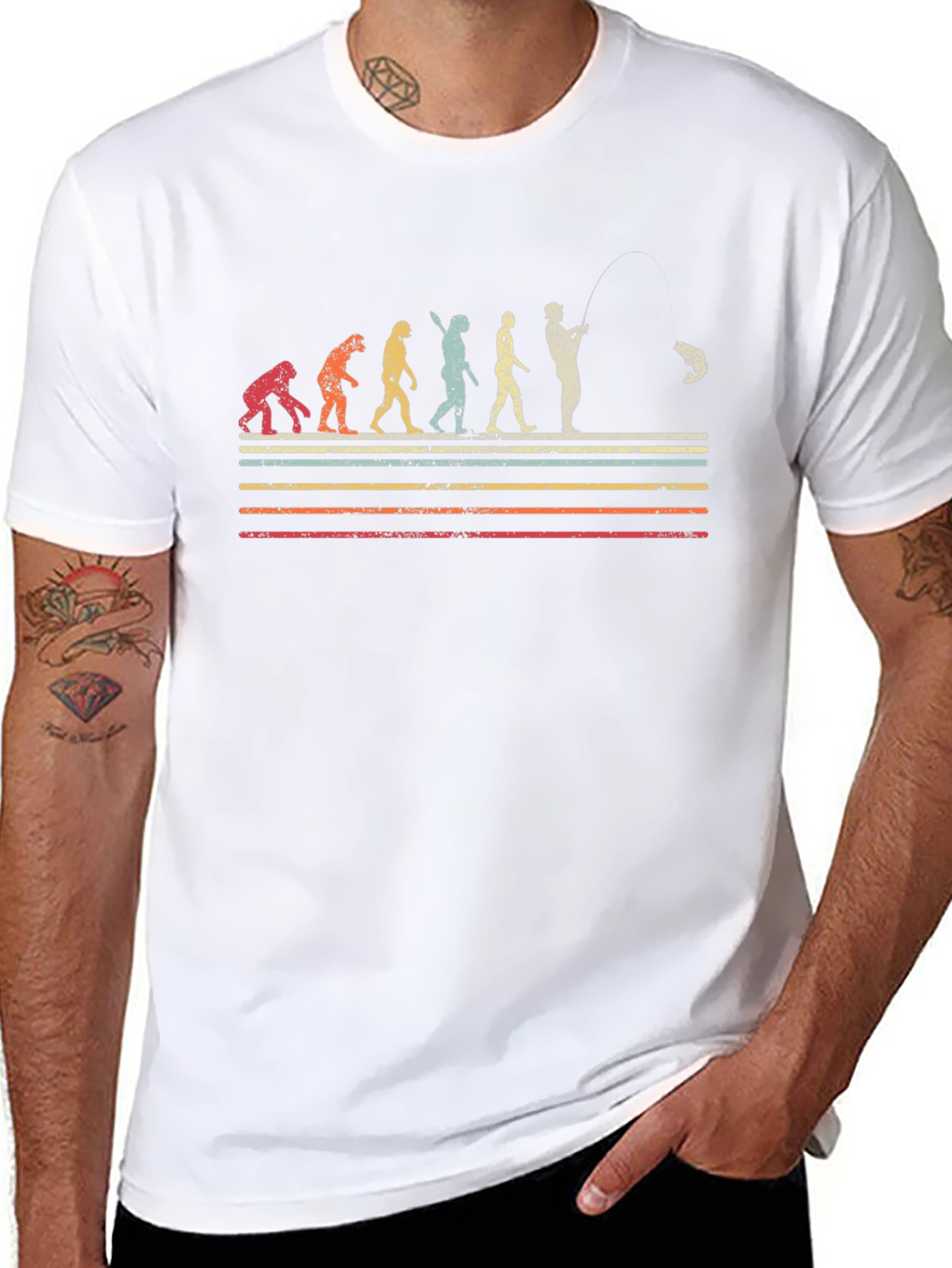 Evolution of Fishing Graphic Tee - Anglers Delight