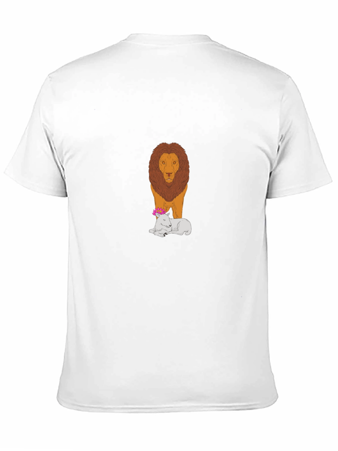Lion and Lamb Graphic Tee - Black