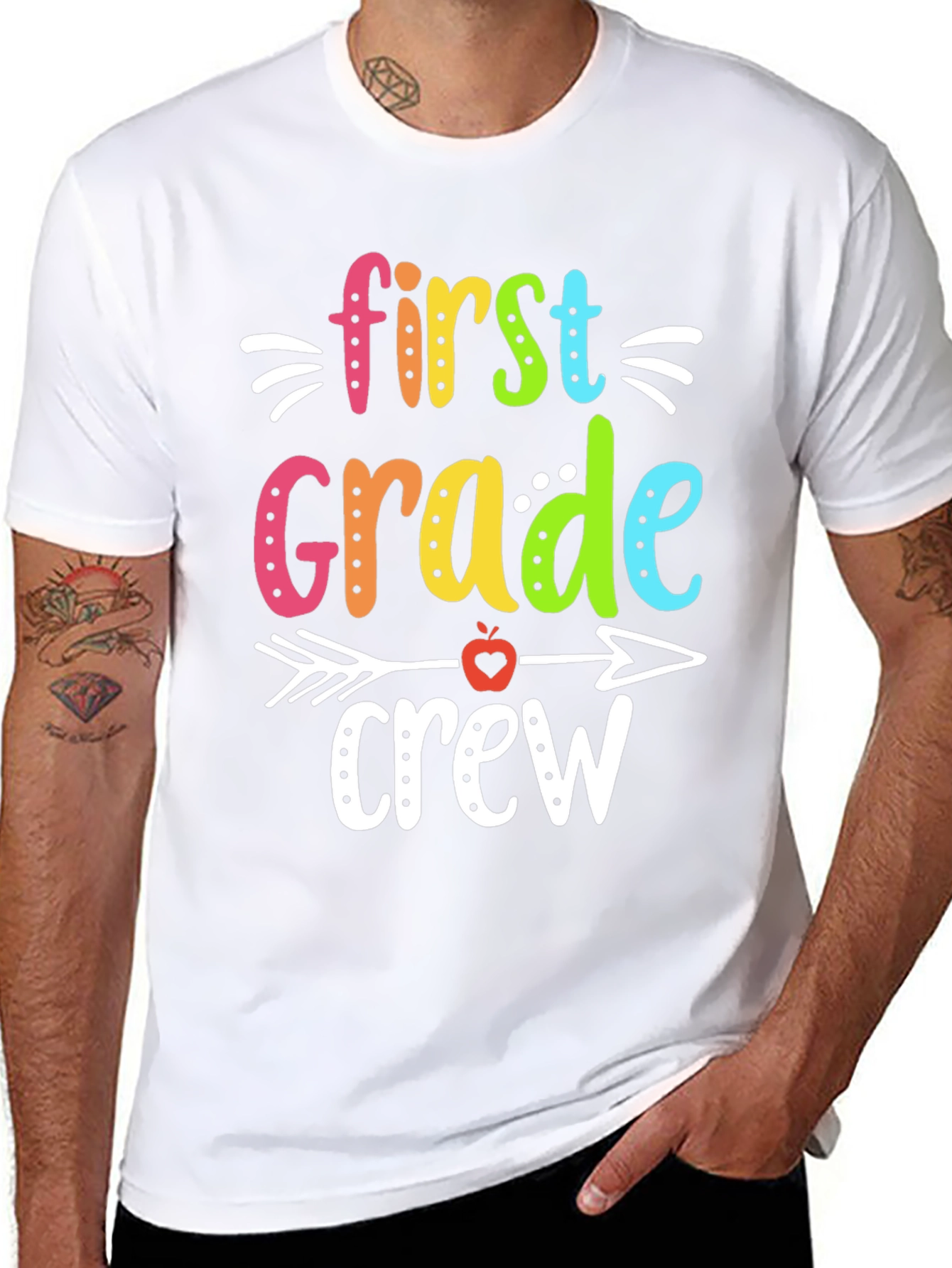 First Grade Crew Teacher T-Shirt