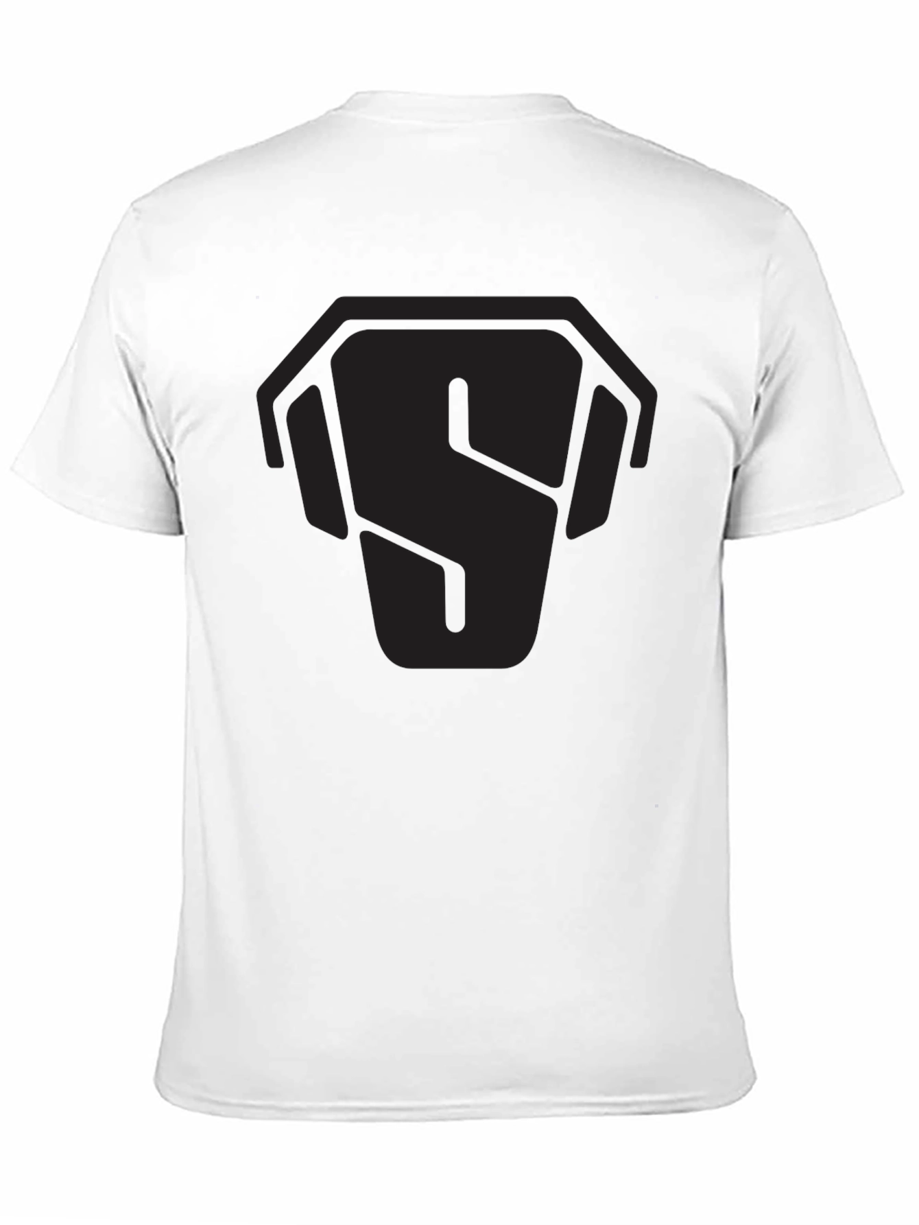 Stealth Logo Black T-Shirt - Modern Graphic Tee
