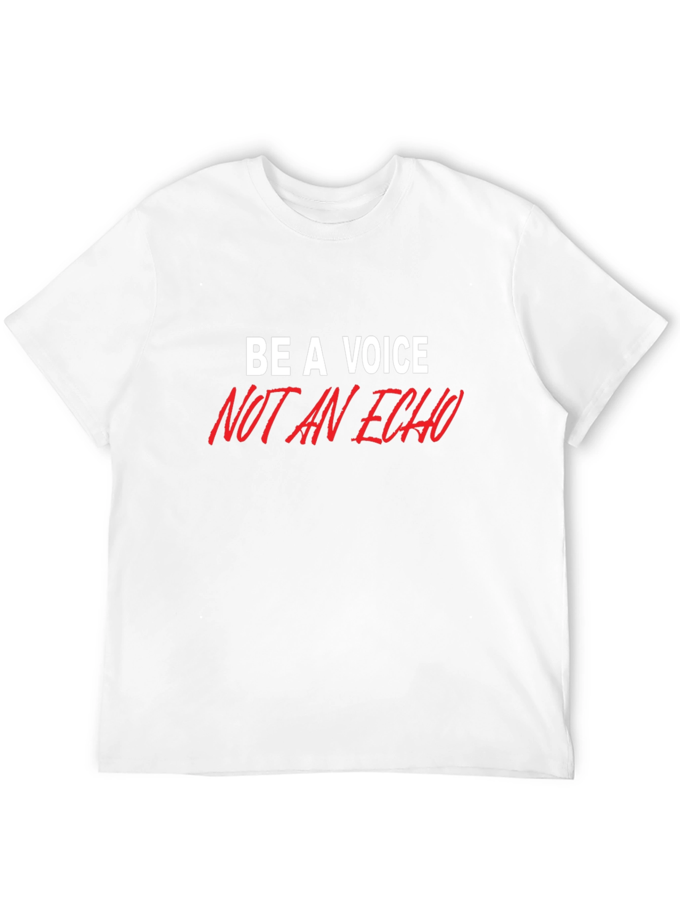 Be A Voice Graphic Tee - Stylish Black T-Shirt