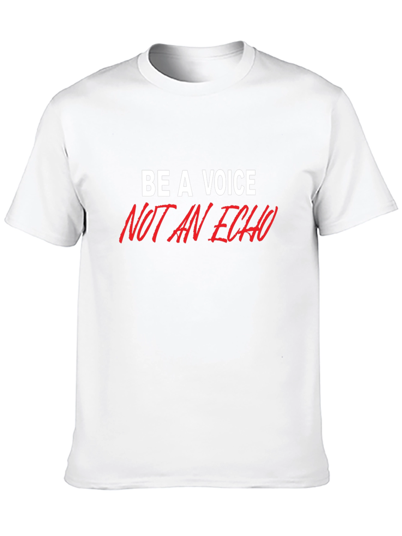 Be A Voice Graphic Tee - Stylish Black T-Shirt