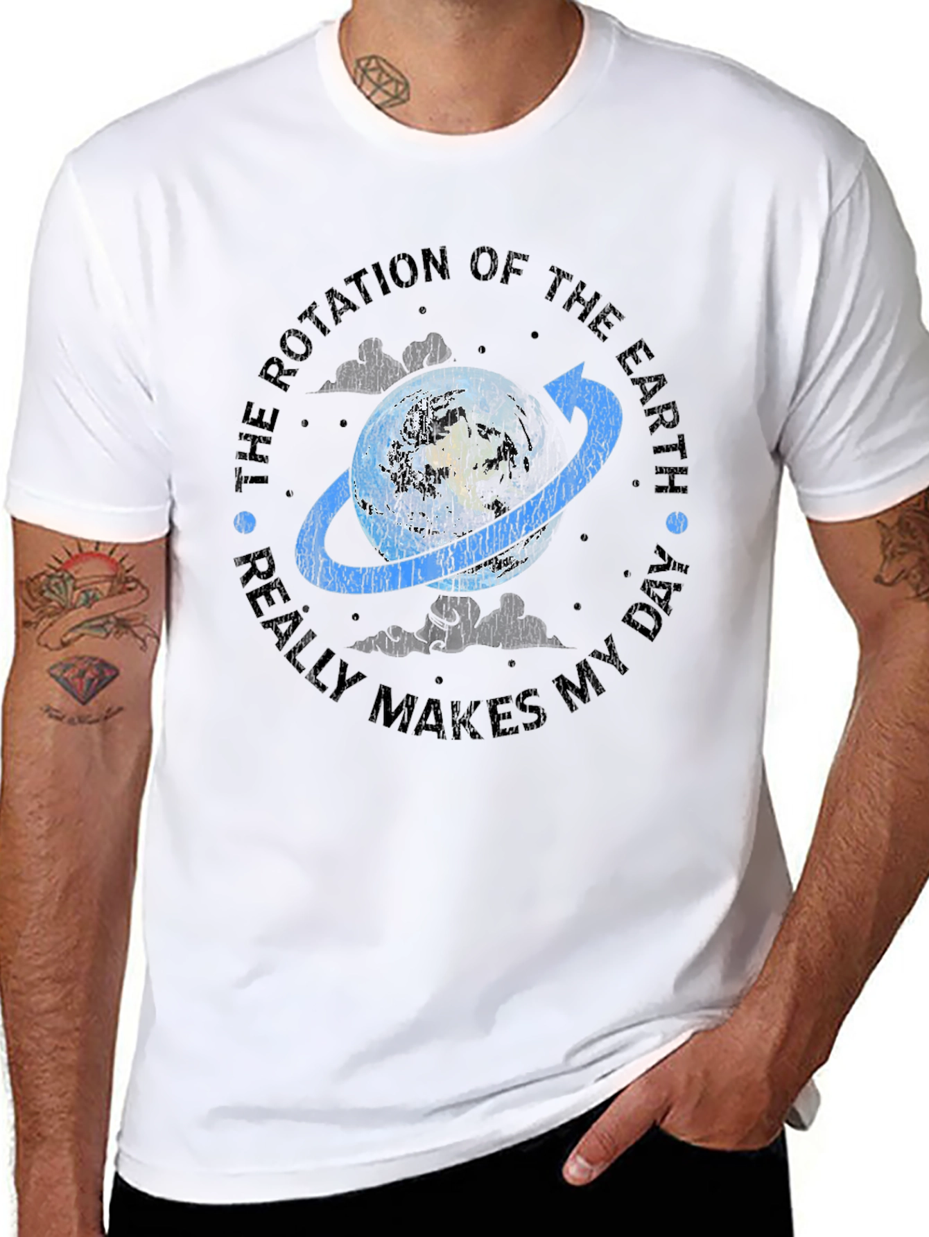 Rotation of the Earth T-Shirt - Funny Science Tee