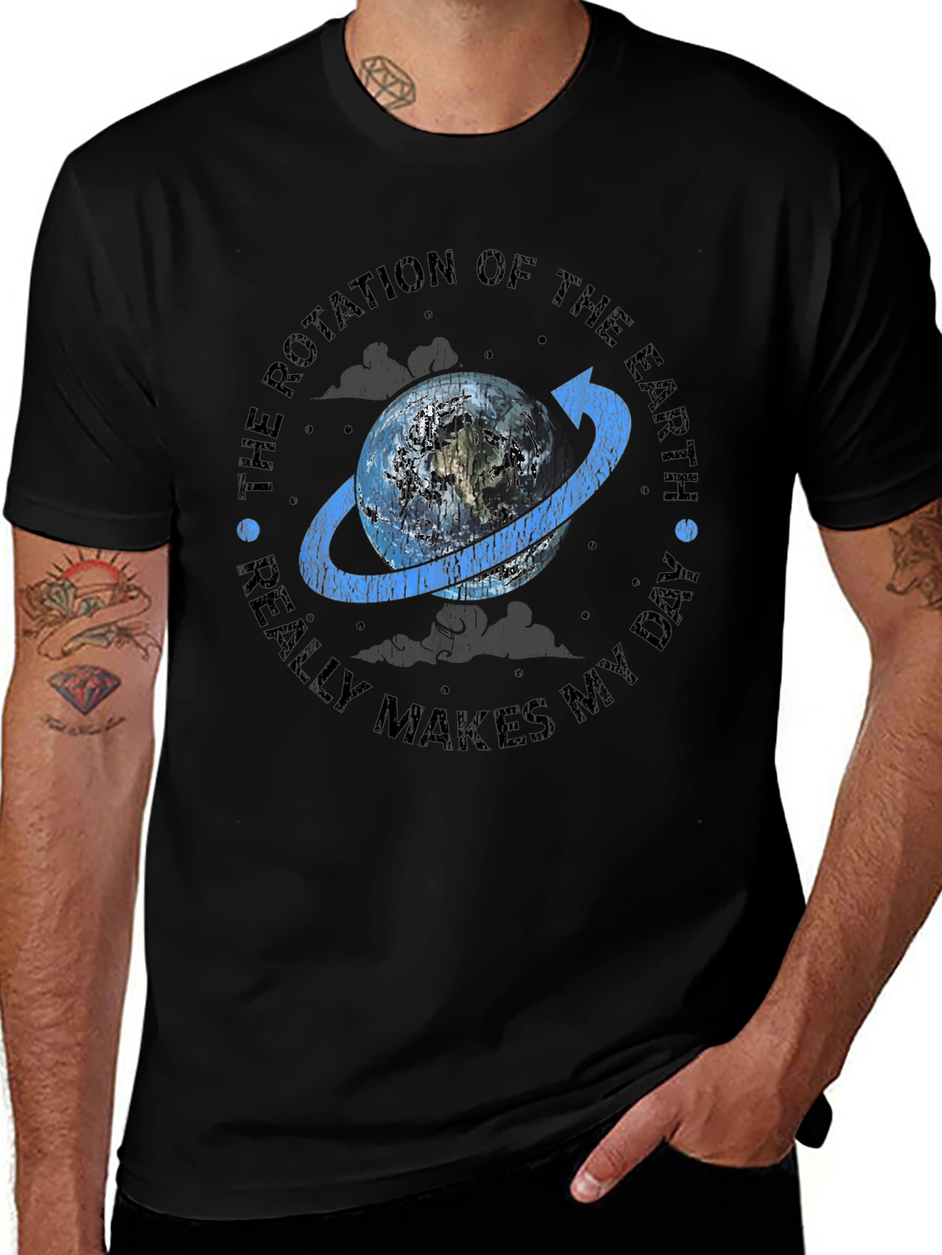 Rotation of the Earth T-Shirt - Funny Science Tee