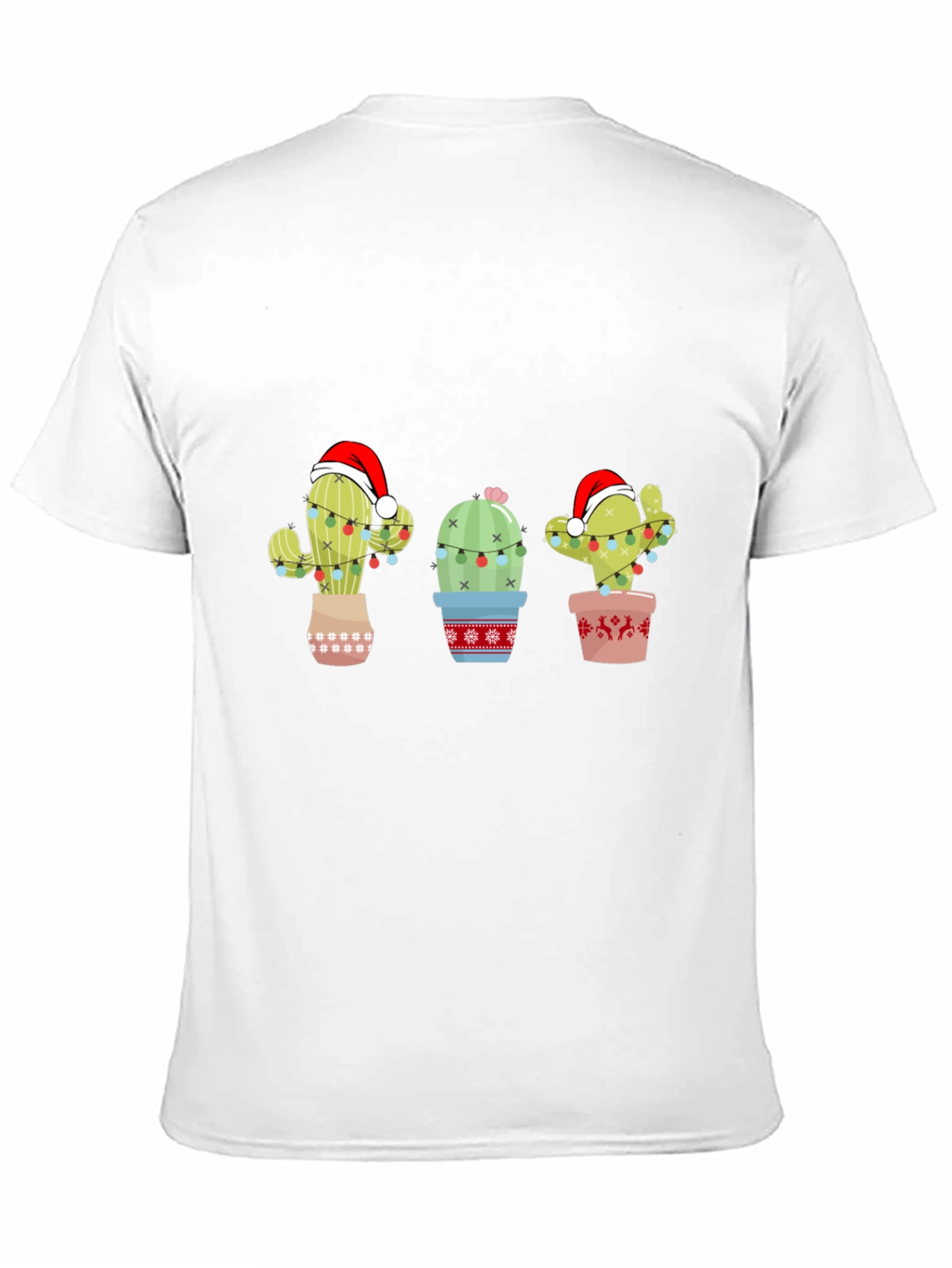 Festive Cactus Holiday T-Shirt