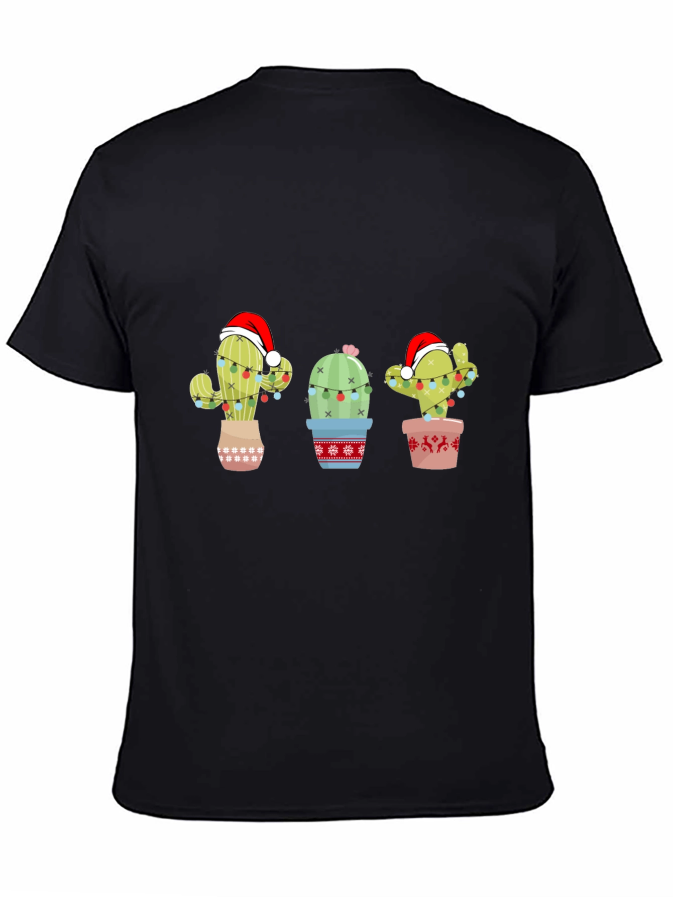 Festive Cactus Holiday T-Shirt