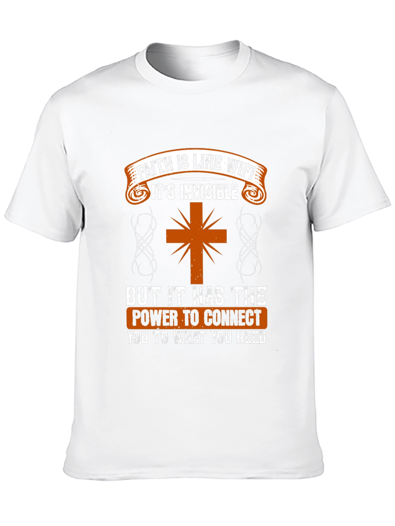 Faith is Like WiFi T-Shirt - Christian Apparel
