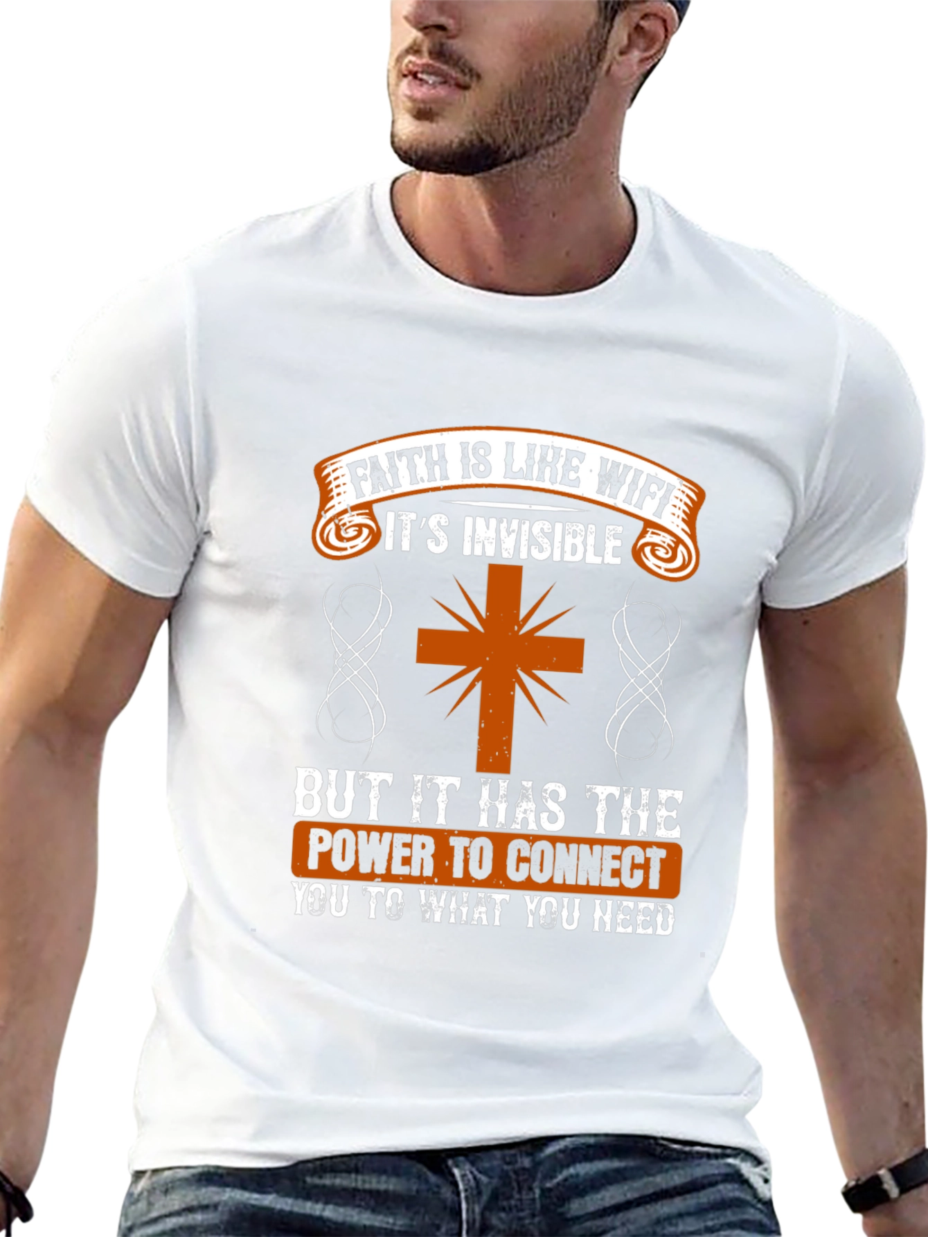 Faith is Like WiFi T-Shirt - Christian Apparel