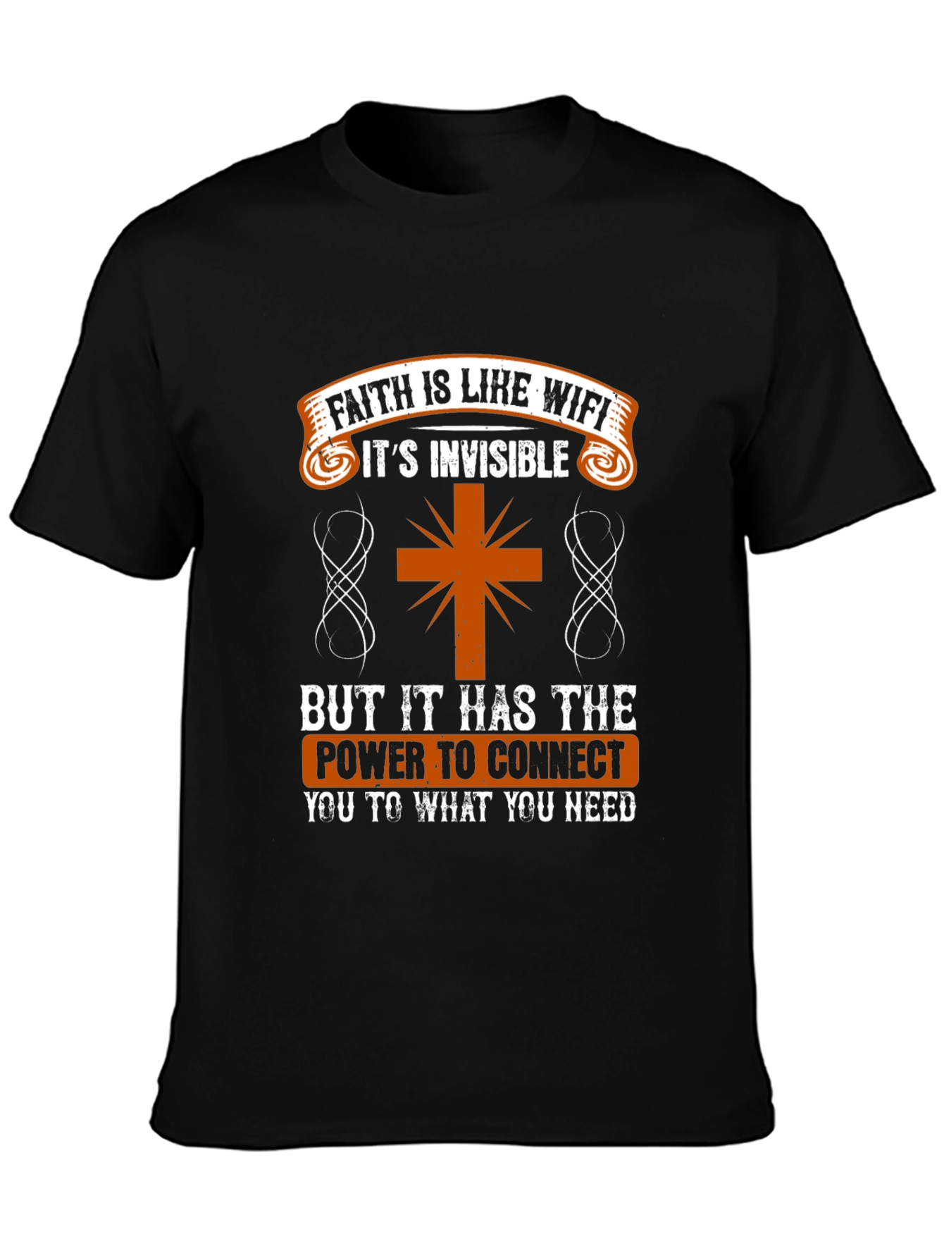 Faith is Like WiFi T-Shirt - Christian Apparel