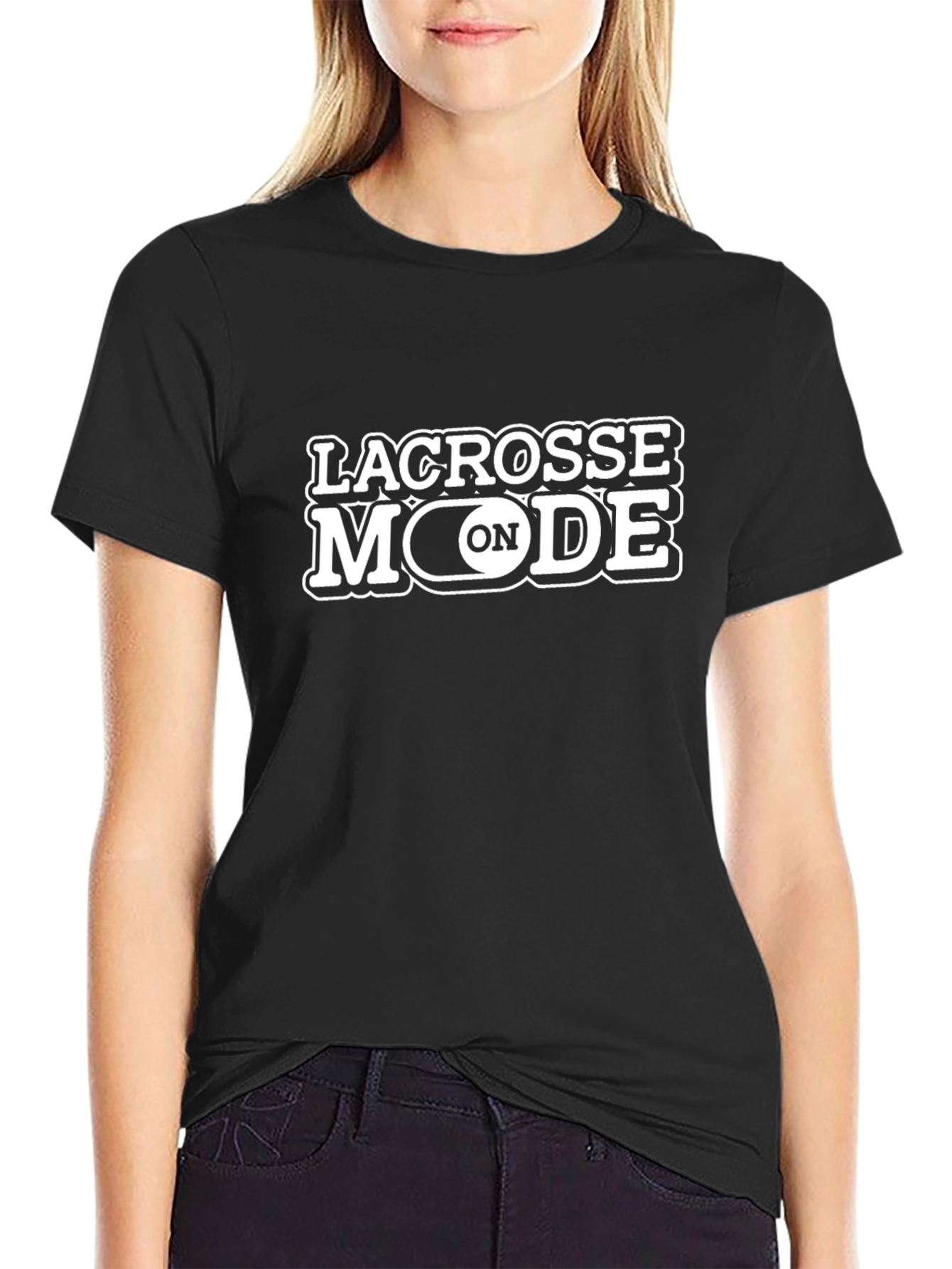 Lacrosse Mode On T-Shirt - Sporty Graphic Tee