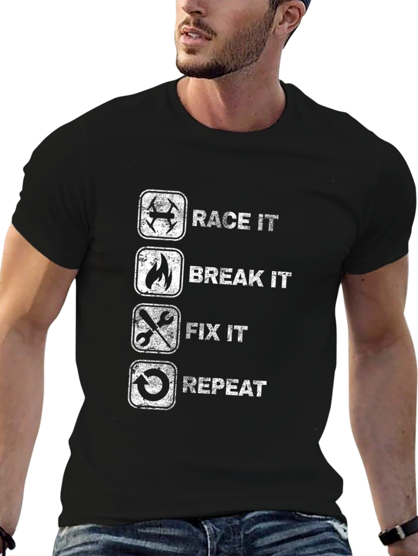 Race It Break It Fix It Repeat T-Shirt