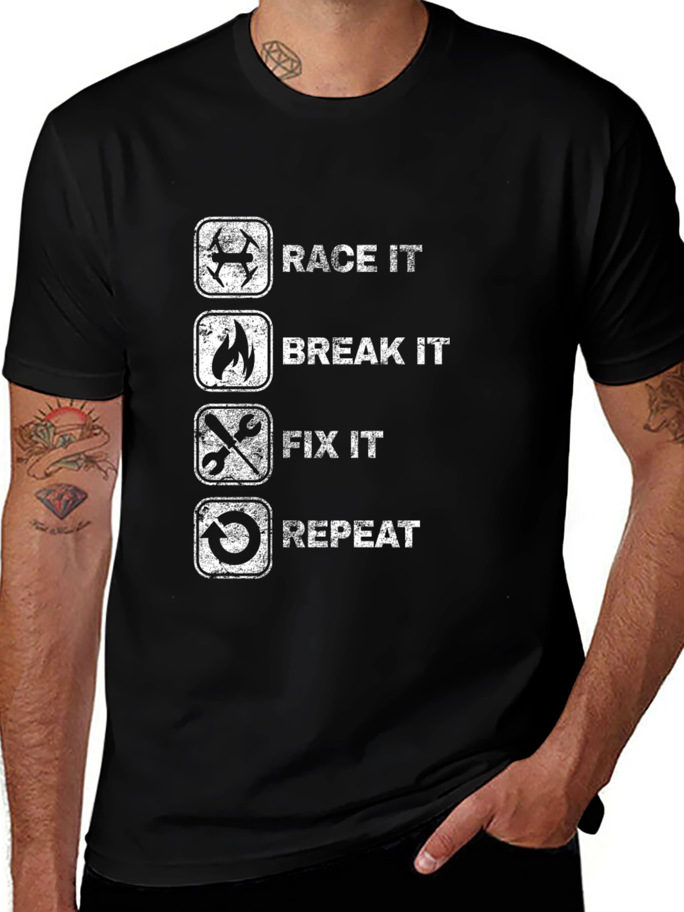 Race It Break It Fix It Repeat T-Shirt