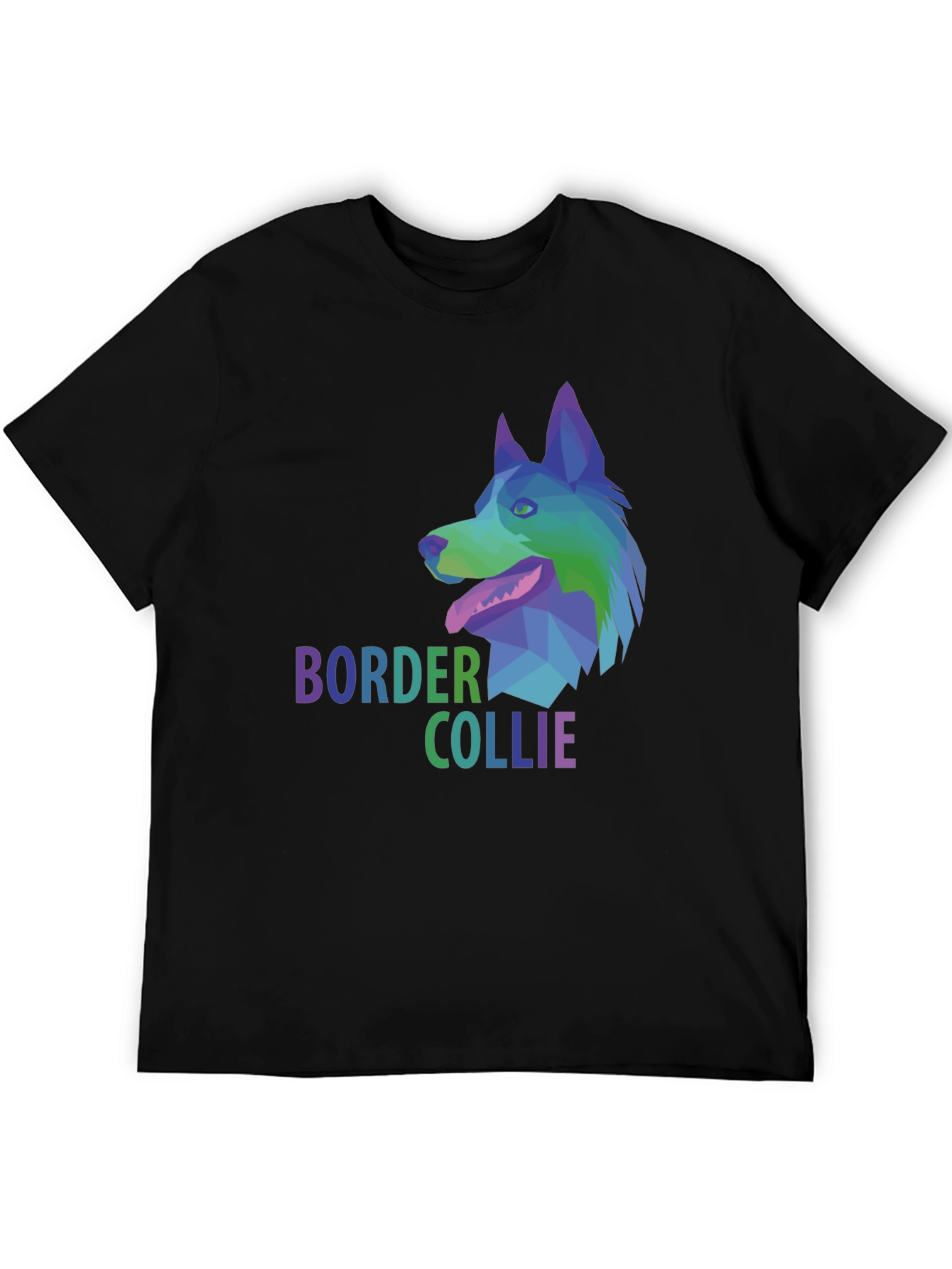 Border Collie Graphic Print T-Shirt