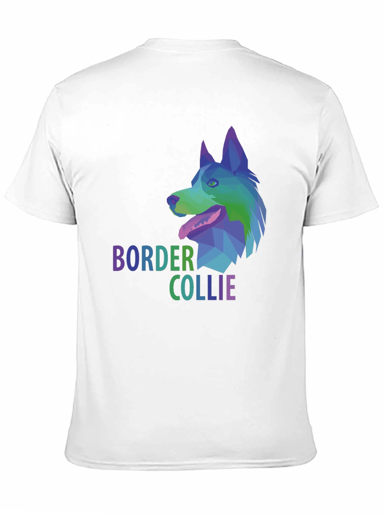 Border Collie Graphic Print T-Shirt