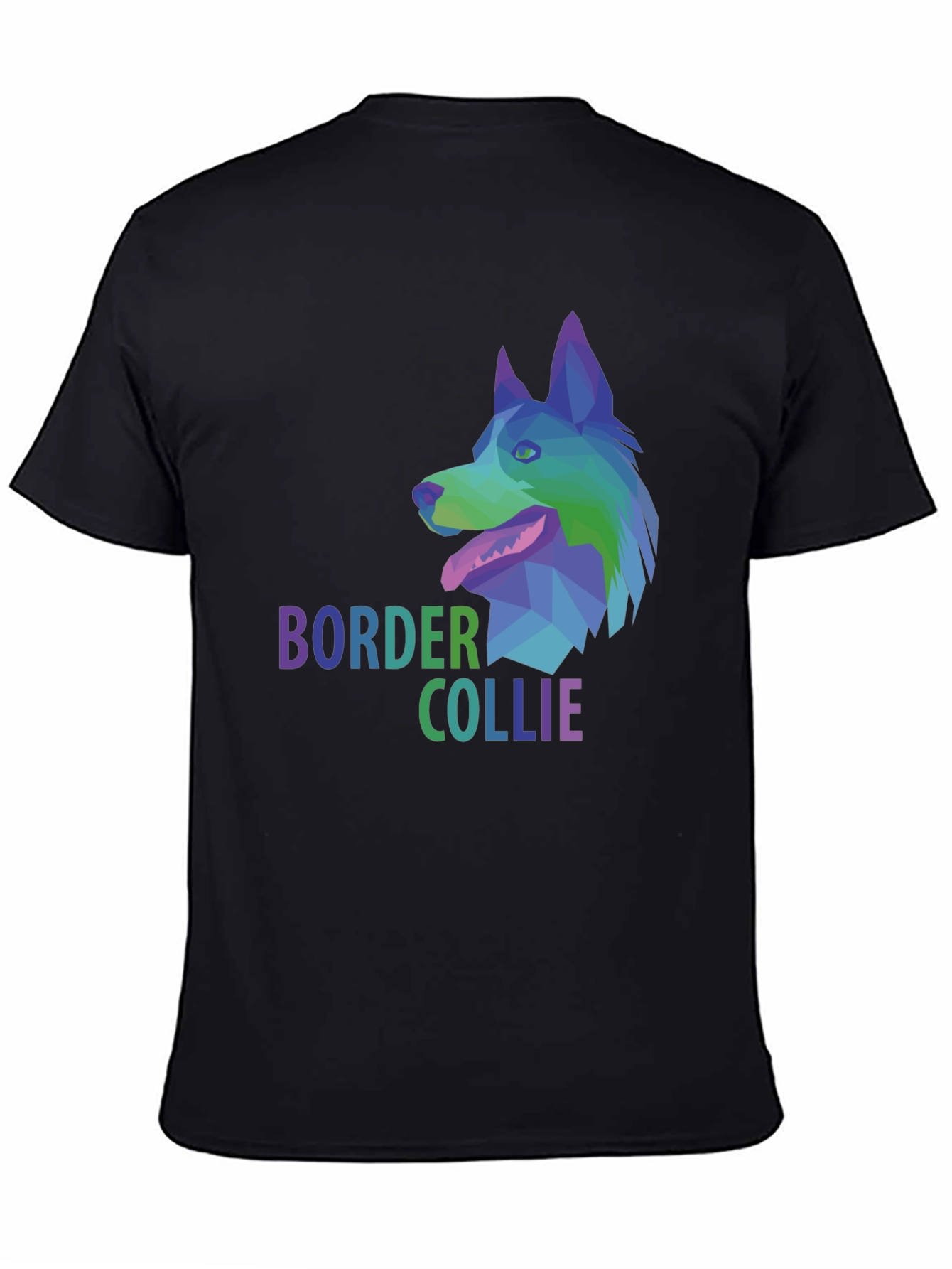 Border Collie Graphic Print T-Shirt