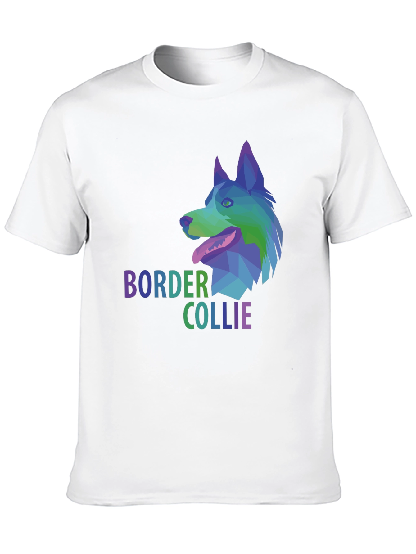 Border Collie Graphic Print T-Shirt
