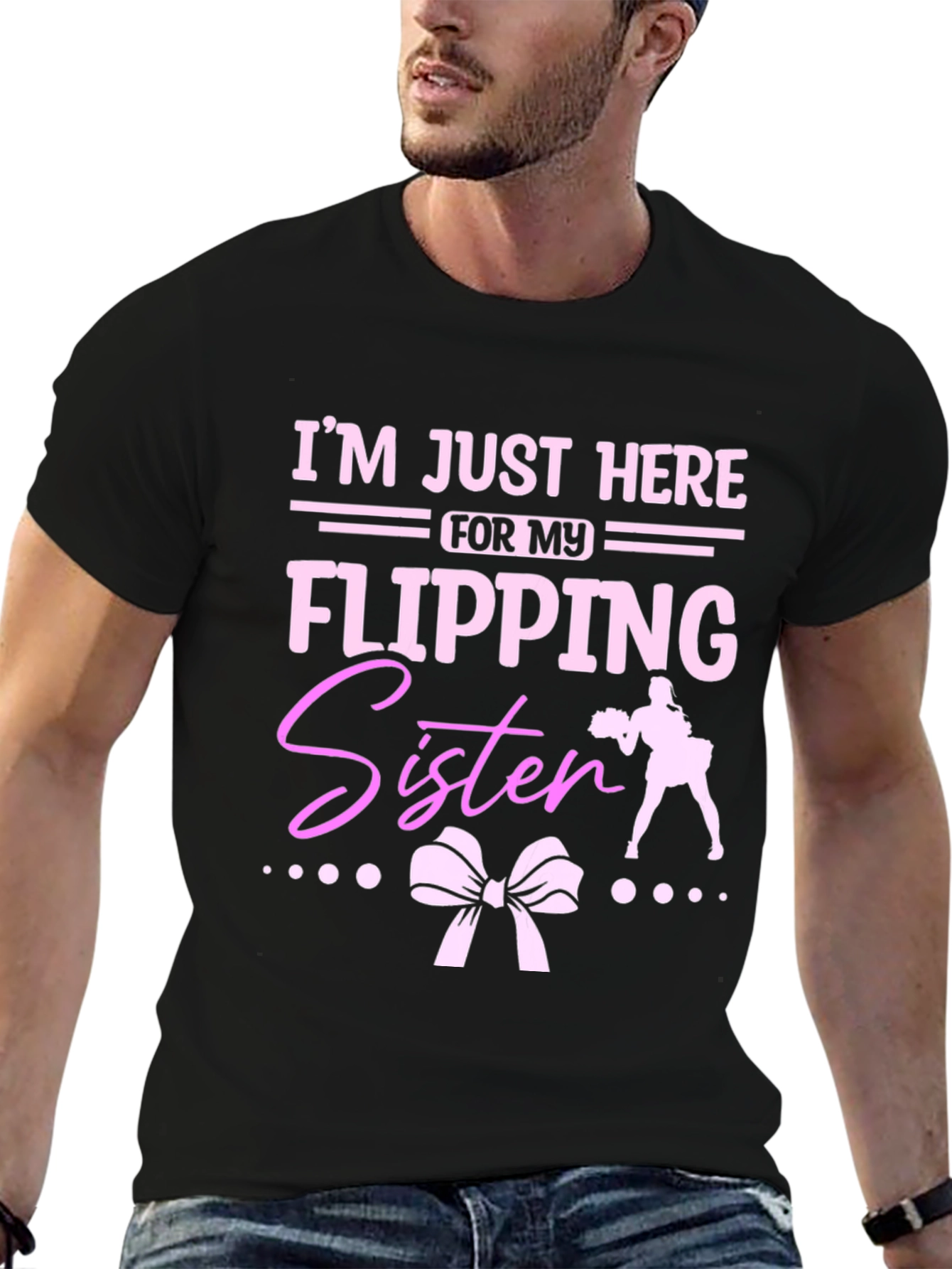 Flipping Sister Cheerleading T-Shirt