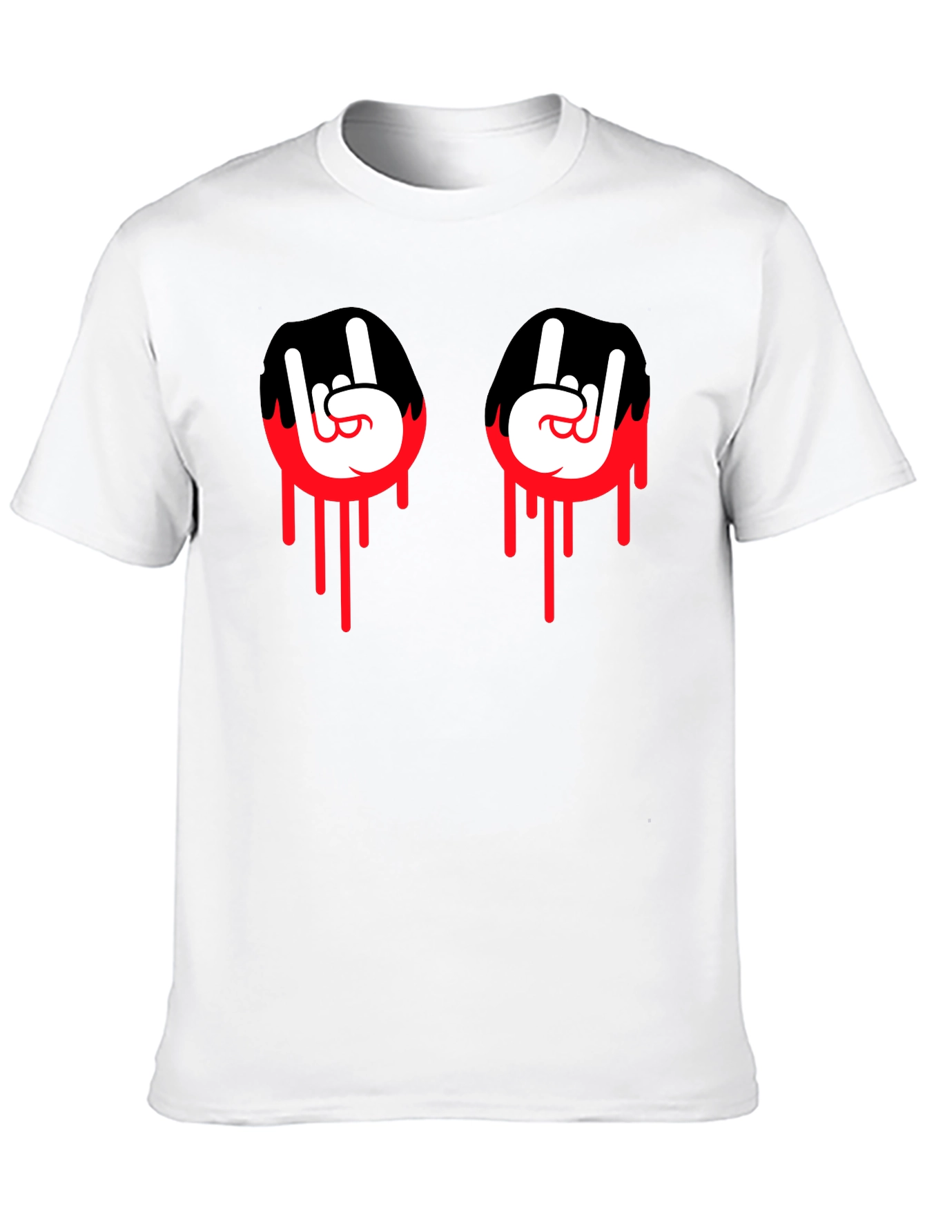 Rock On Graphic Tee - Bold Black T-Shirt