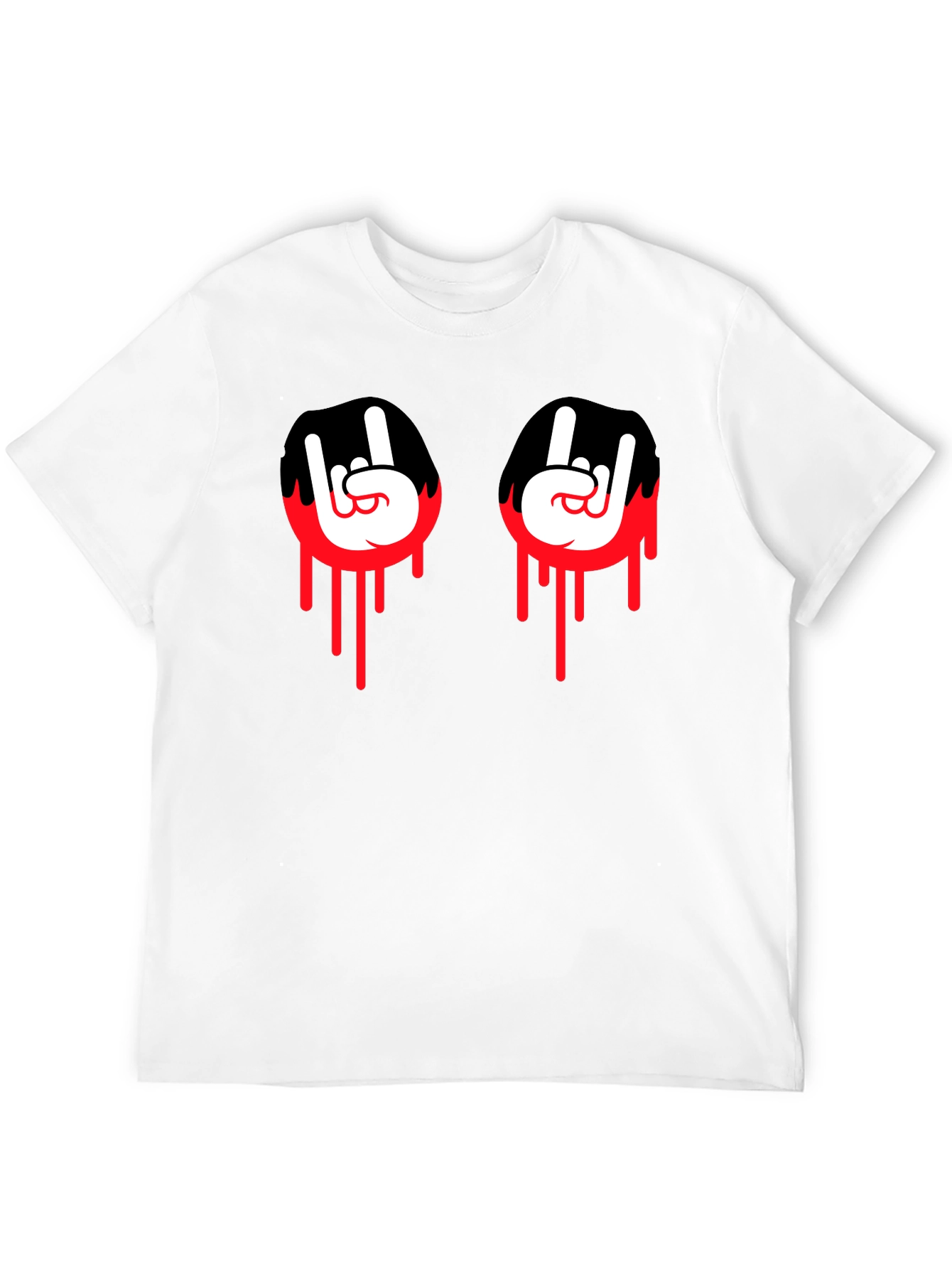Rock On Graphic Tee - Bold Black T-Shirt
