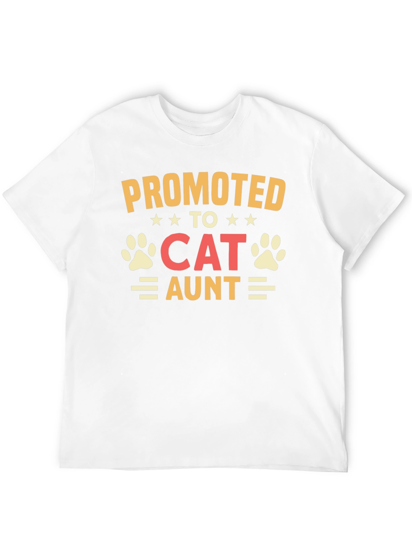 Promoted to Cat Aunt Graphic T-Shirt