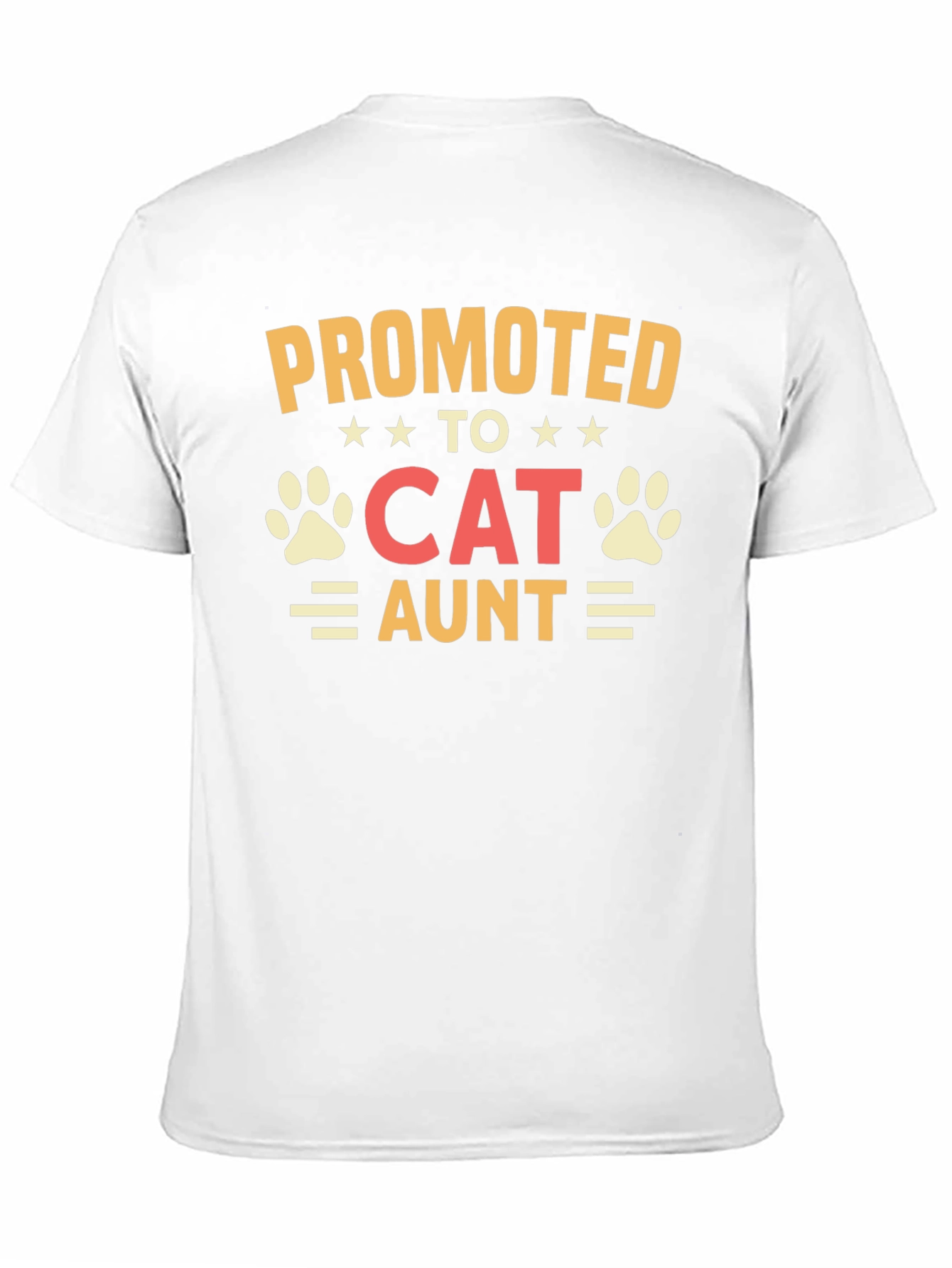 Promoted to Cat Aunt Graphic T-Shirt