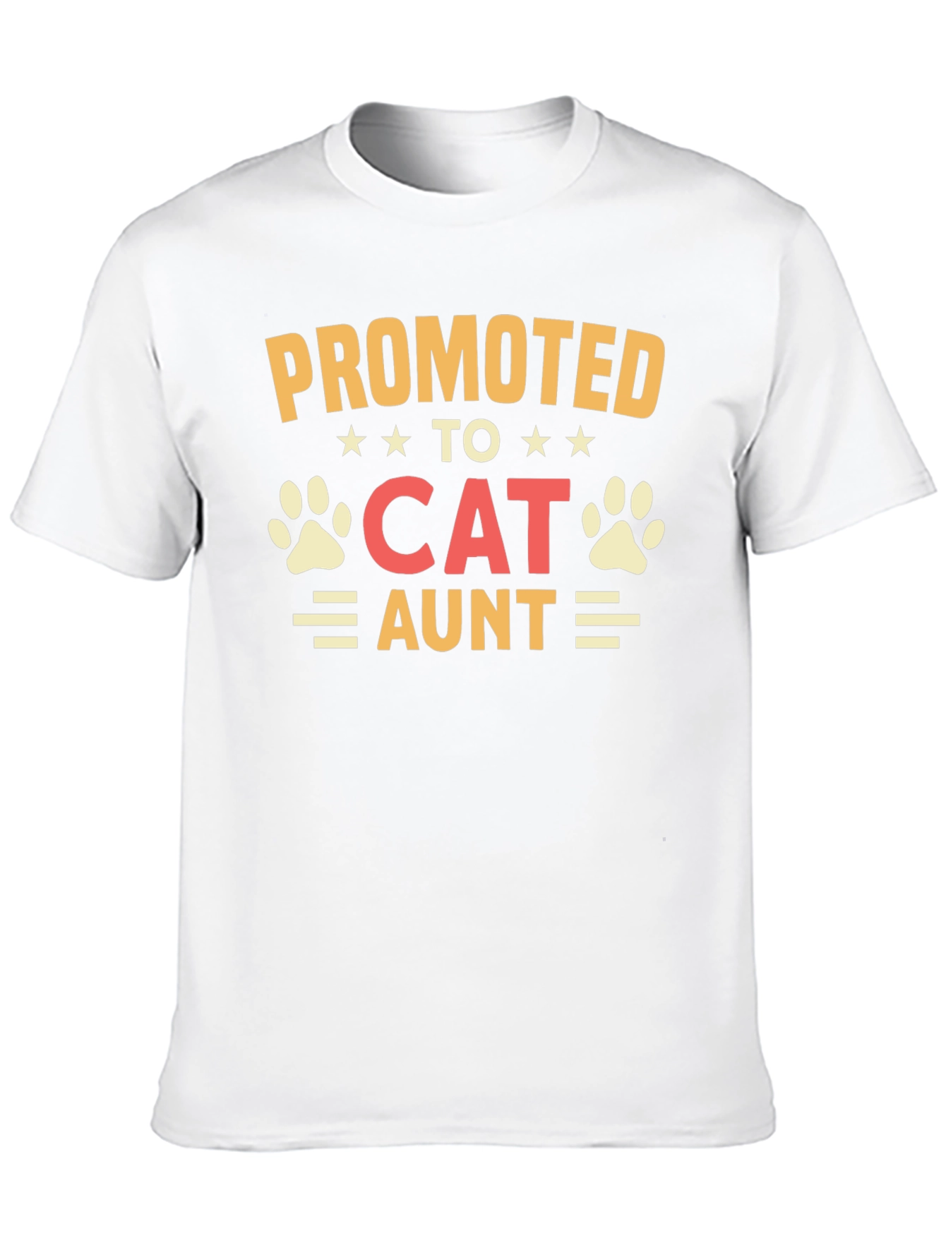 Promoted to Cat Aunt Graphic T-Shirt